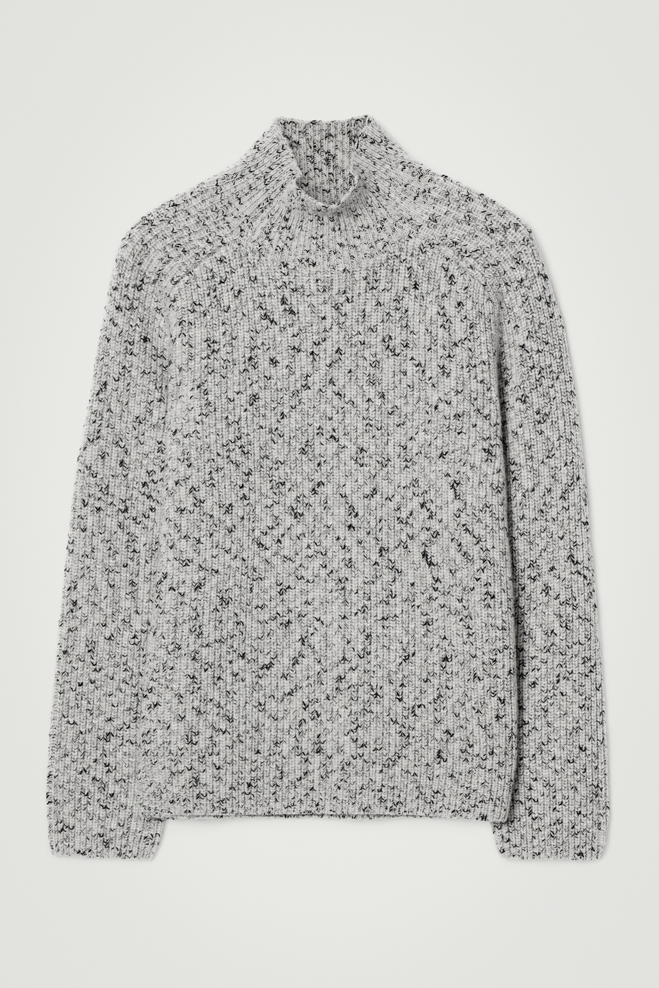 הצגת תמונה גדולה יותר: סוודר צמר בחוט מפותל - אפור בהיר - Men | H&M IL 1