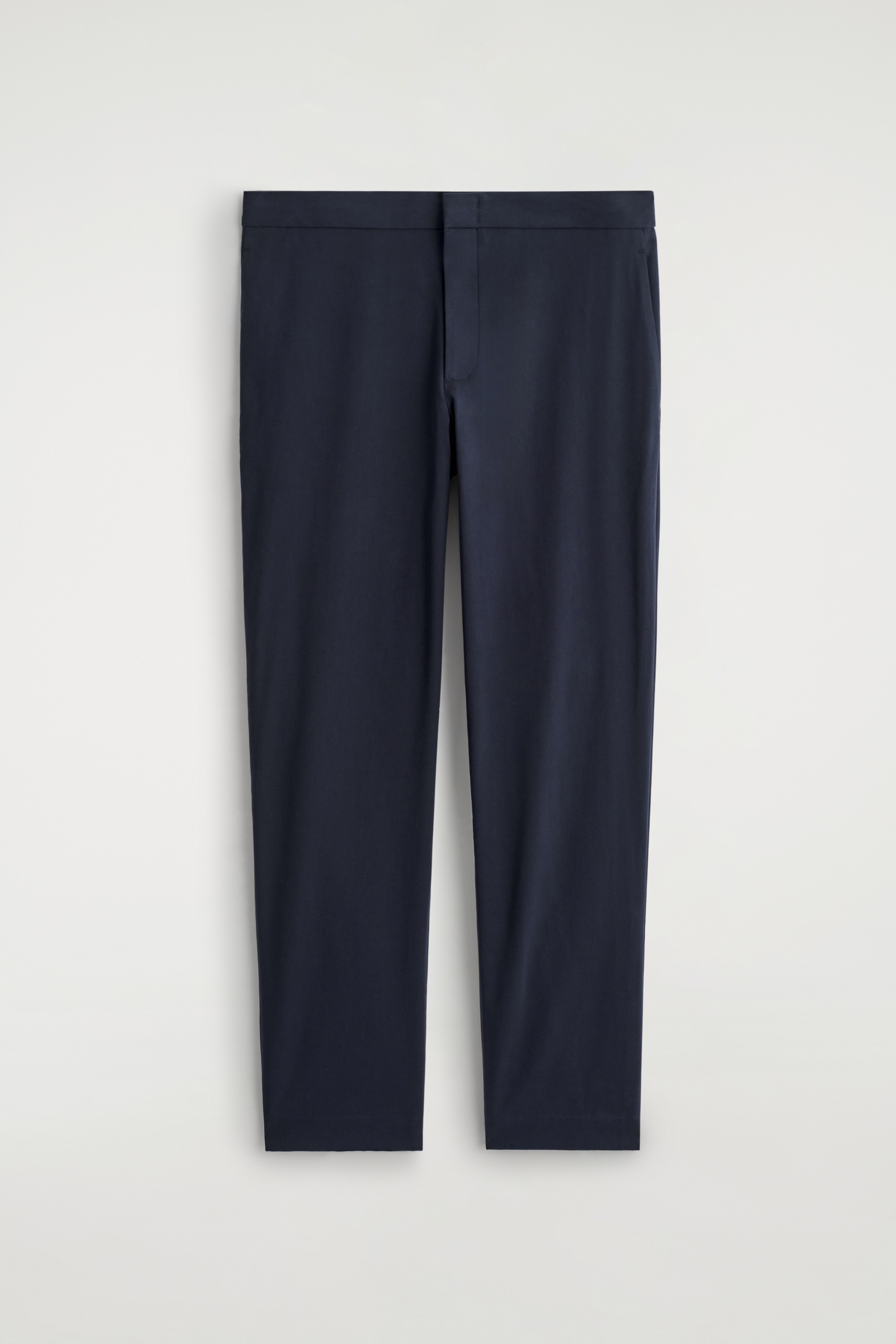 PANTALÓN DE ALGODÓN SLIM FIT - AZUL MARINO/NEGRO
