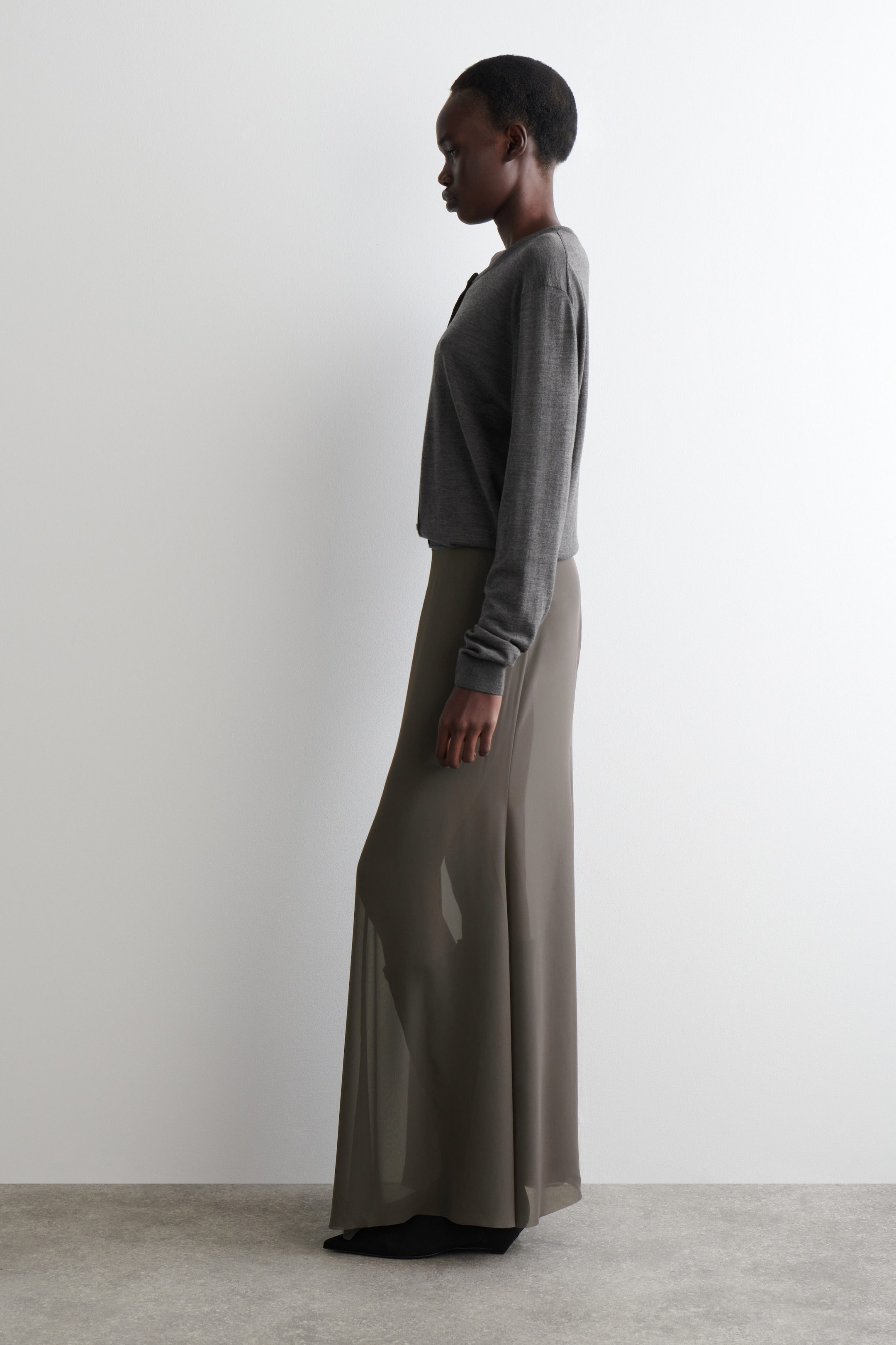 MERINO WOOL CARDIGAN BODY