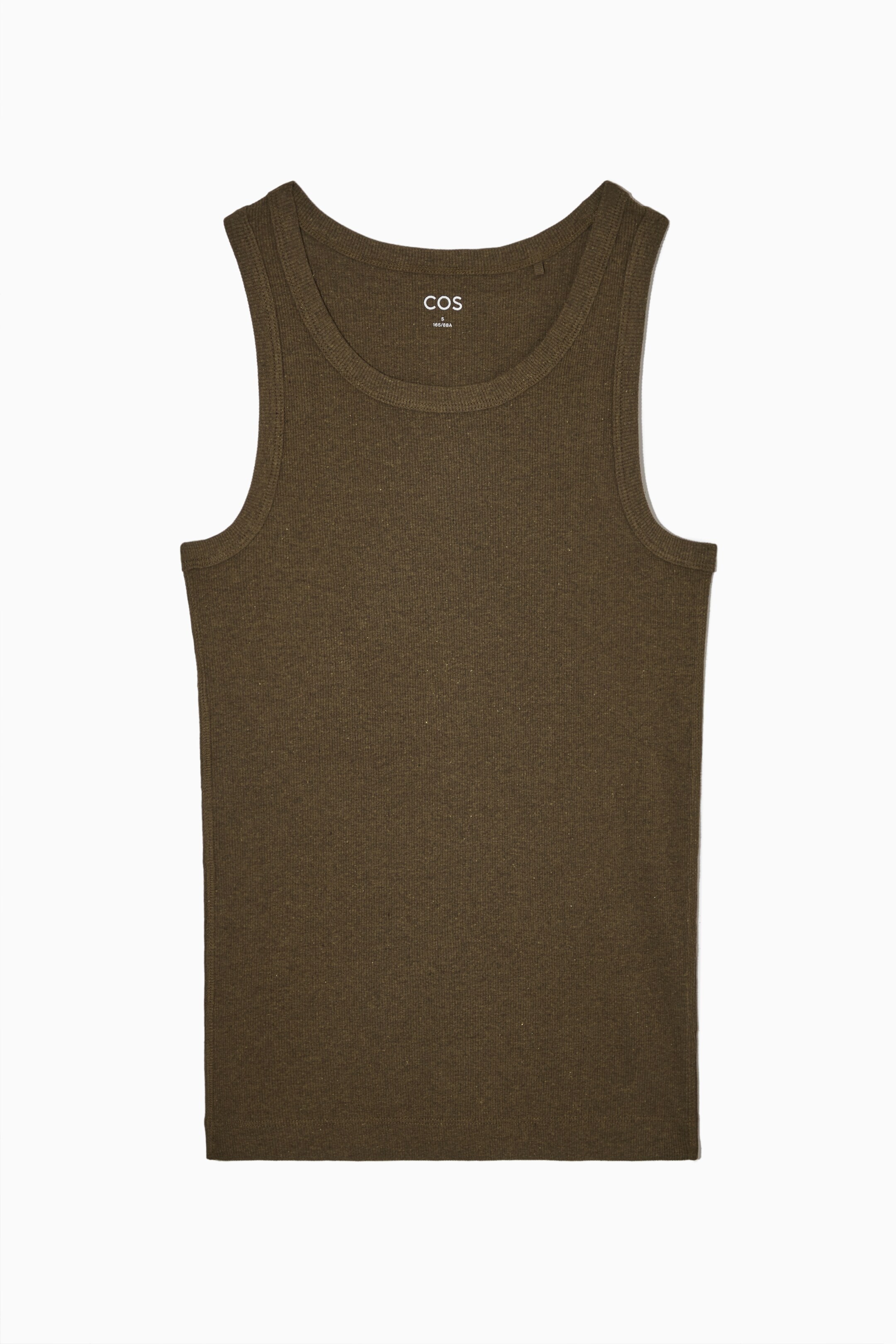 Agrandir l'image: DÉBARDEUR CÔTELÉ - MARRON FONCÉ - FEMME | H&M CH 1