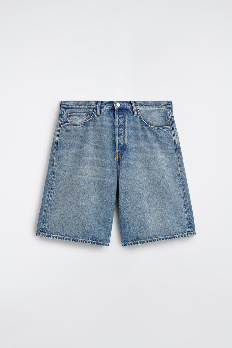 Rider Relaxed-Fit Denim Shorts