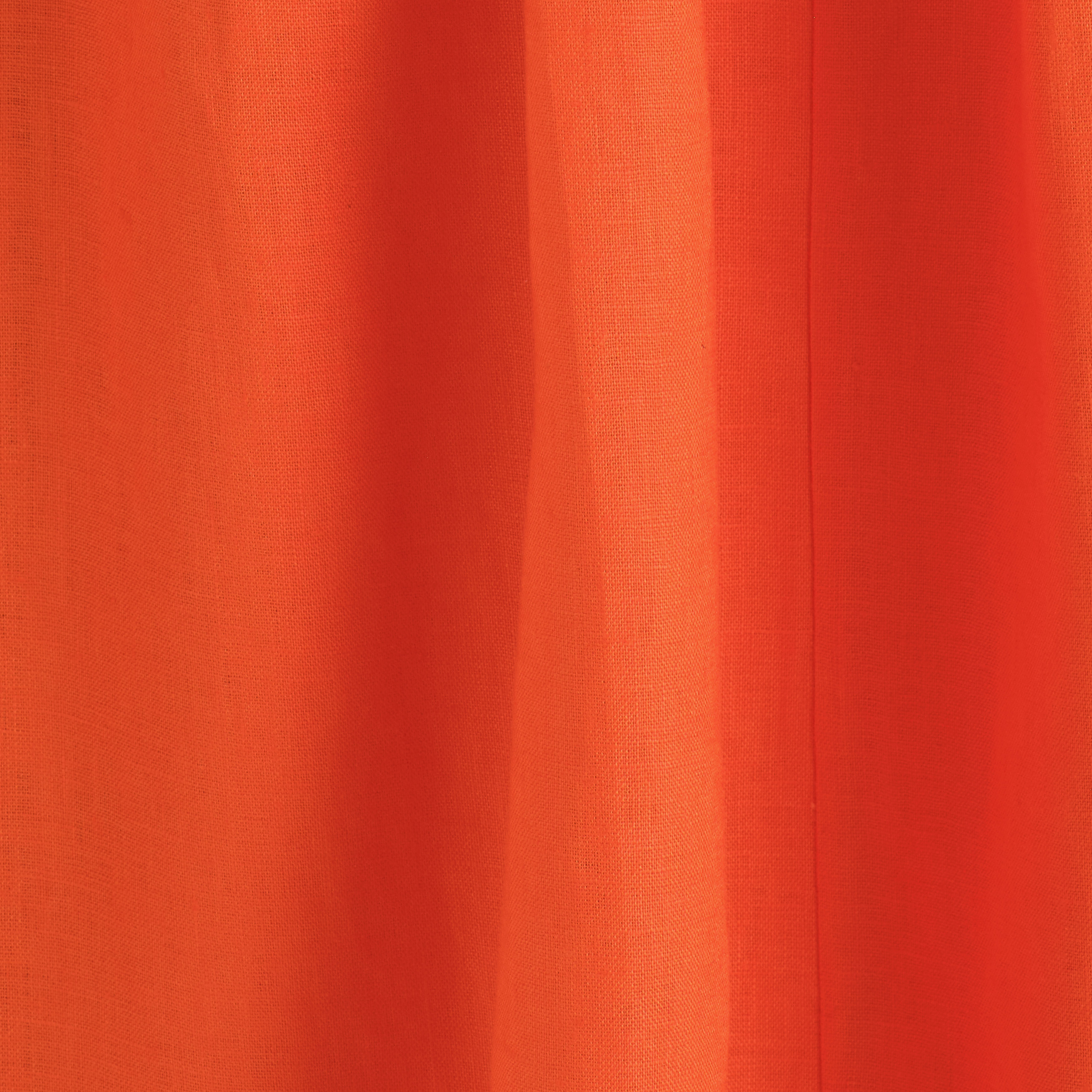 PLEATED LINEN MAXI DRESS - ORANGE | COS NL