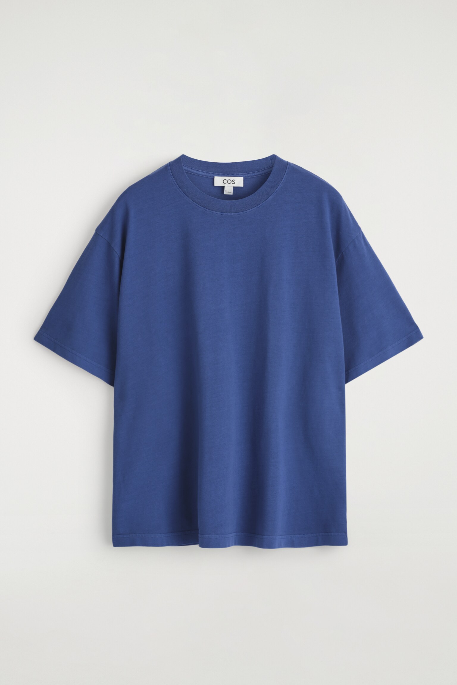 CAMISETA DE ALGODÓN LIGERO RELAXED FIT - AZUL OSCURO/AZUL MARINO/NEGRO/AZUL/BLANCO/BLANCO/GRIS CLARO/VERDE - 2