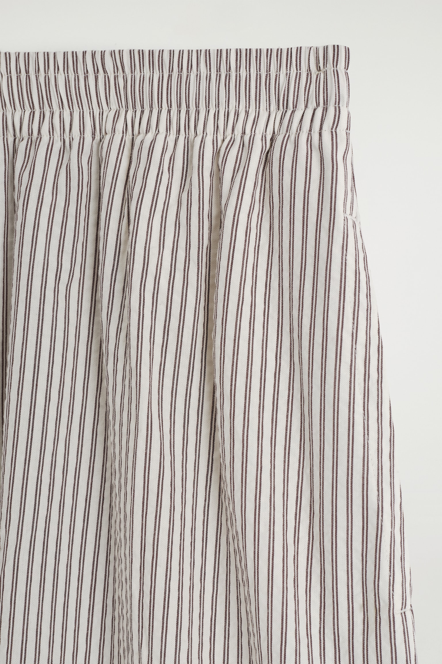 CULOTTES DE ALGODÓN CON TEXTURA - MARFIL / MARRÓN / RAYAS/NEGRO - 7