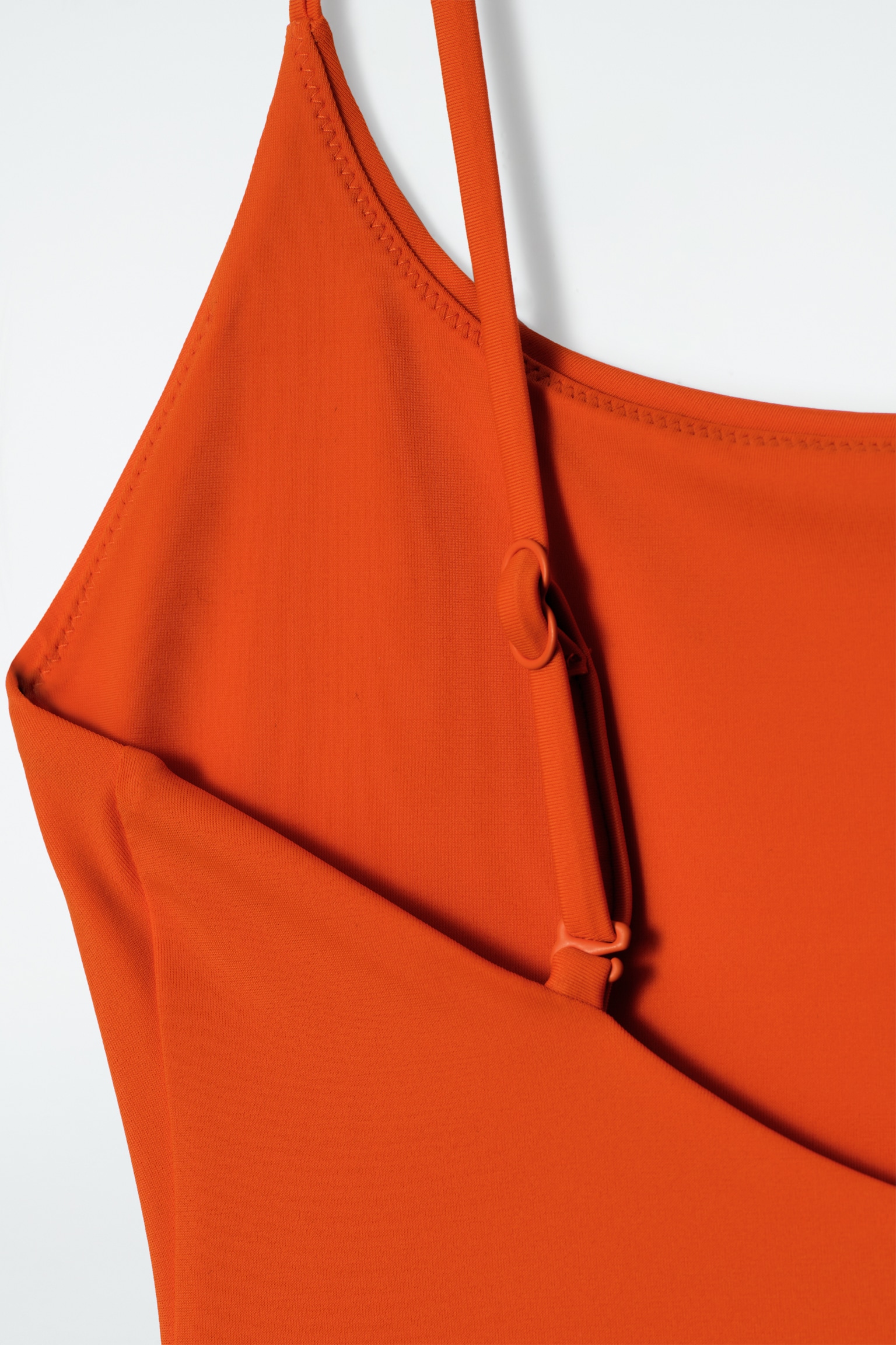BAÑADOR DE CUELLO REDONDO - NARANJA/MARRÓN - 4