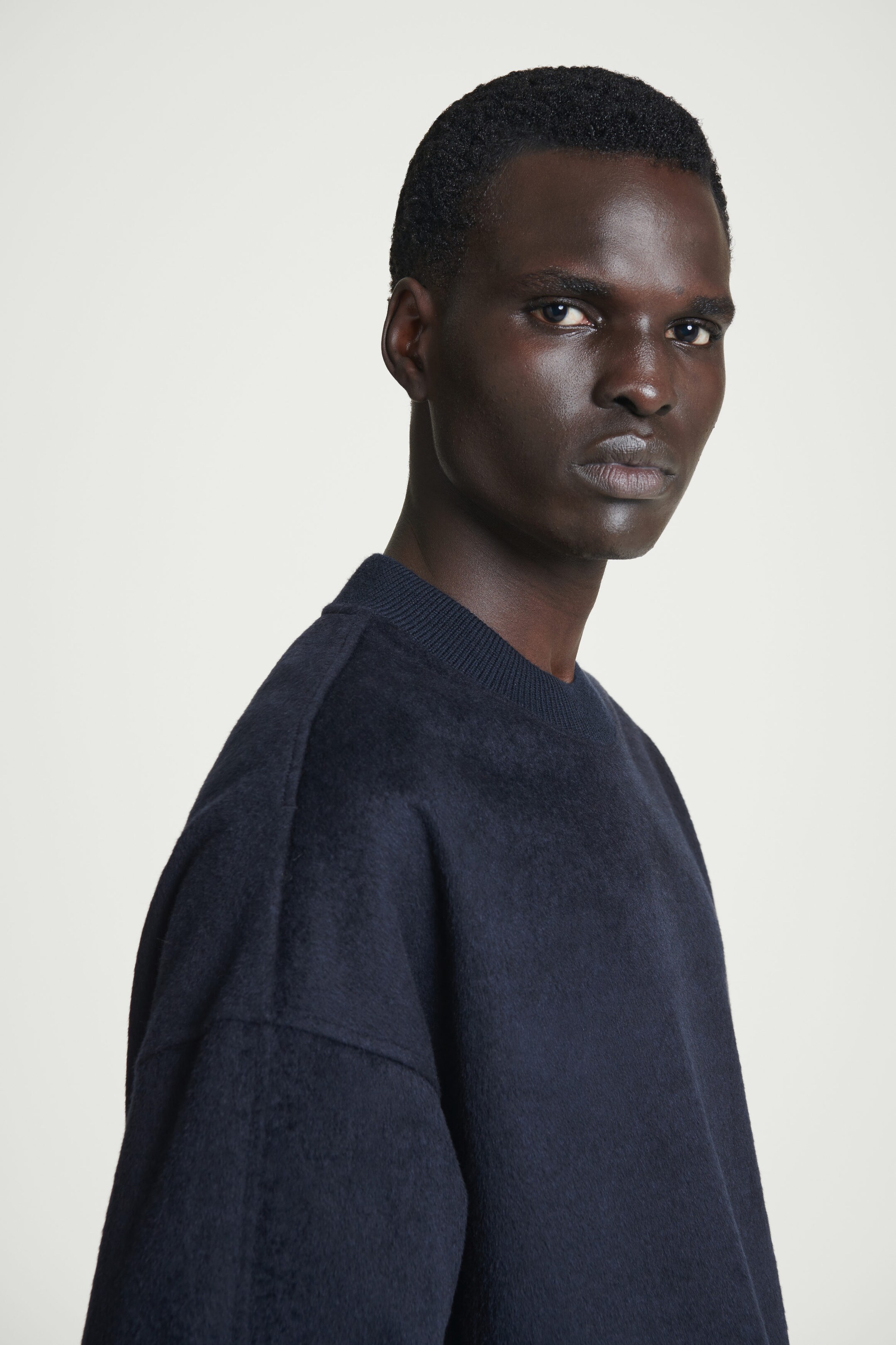 OVERSIZED MERINO-WOOL JERSEY JUMPER