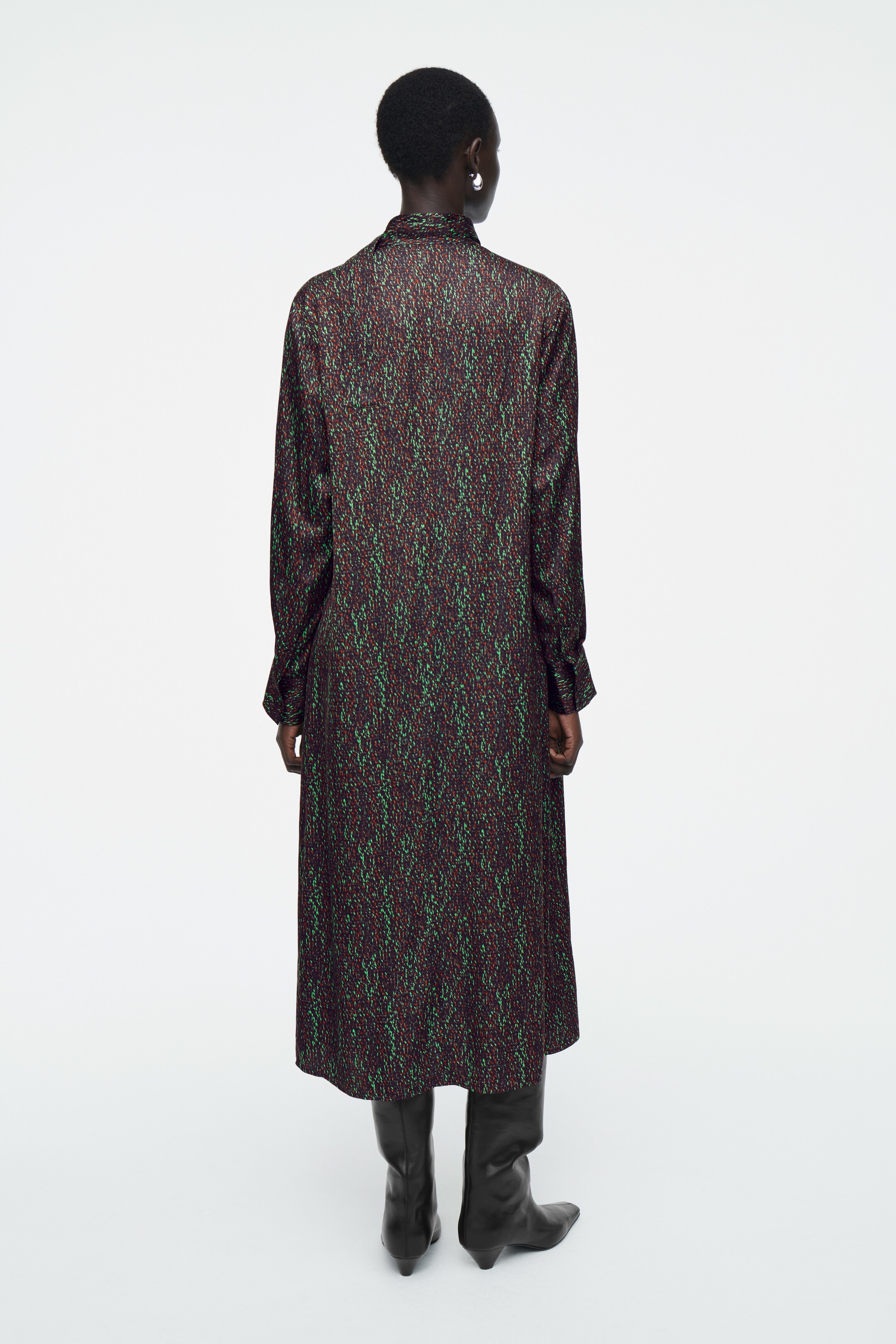 Grösseres Bild ansehen: BEDRUCKTES MIDIKLEID MIT SCHALDETAIL - HOUSE OF YES - DAMEN | H&M CH 5