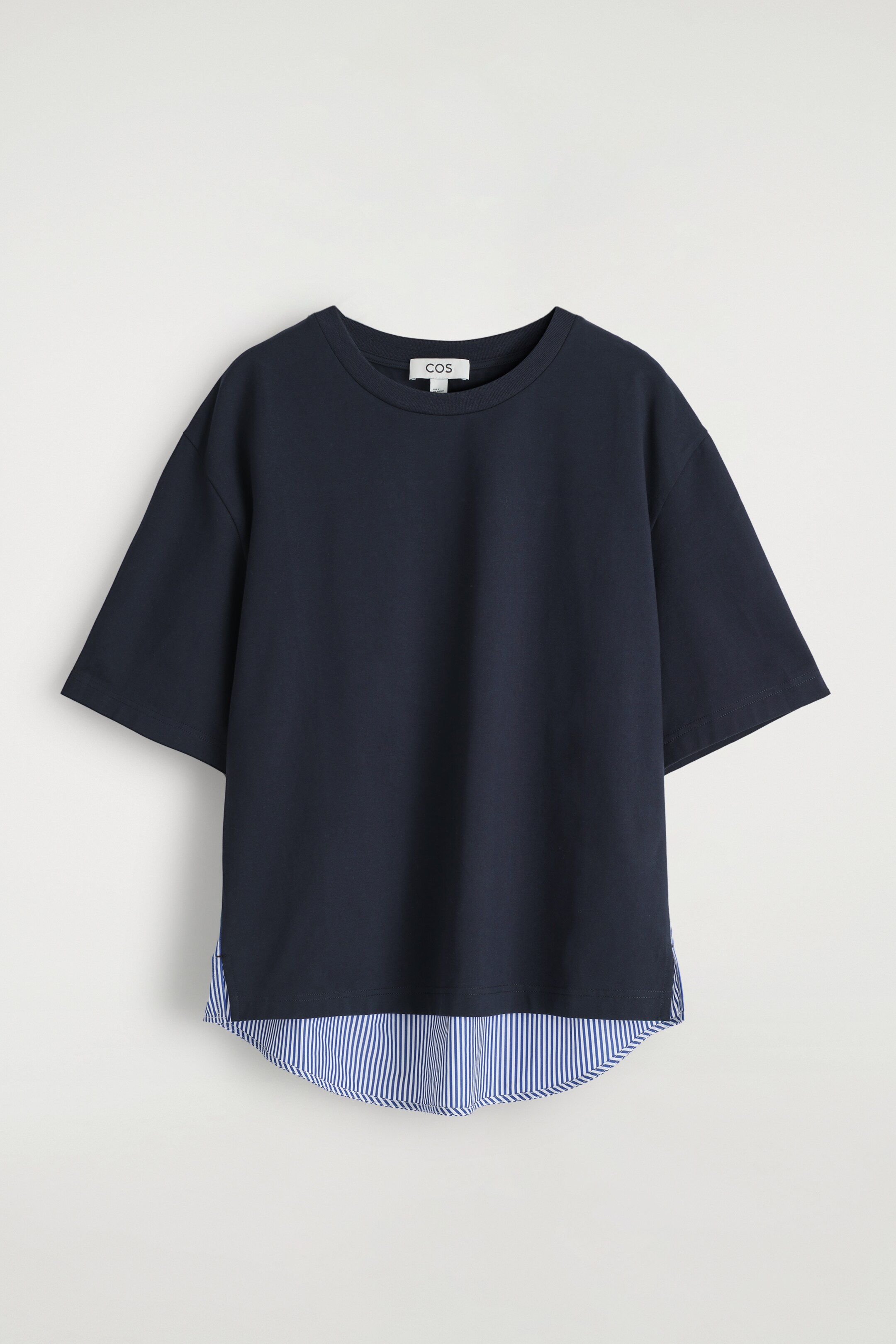 Ver imagen más grande: CAMISETA CON DISEÑO COMBINADO - AZUL / RAYAS - MUJER | H&M ES 6