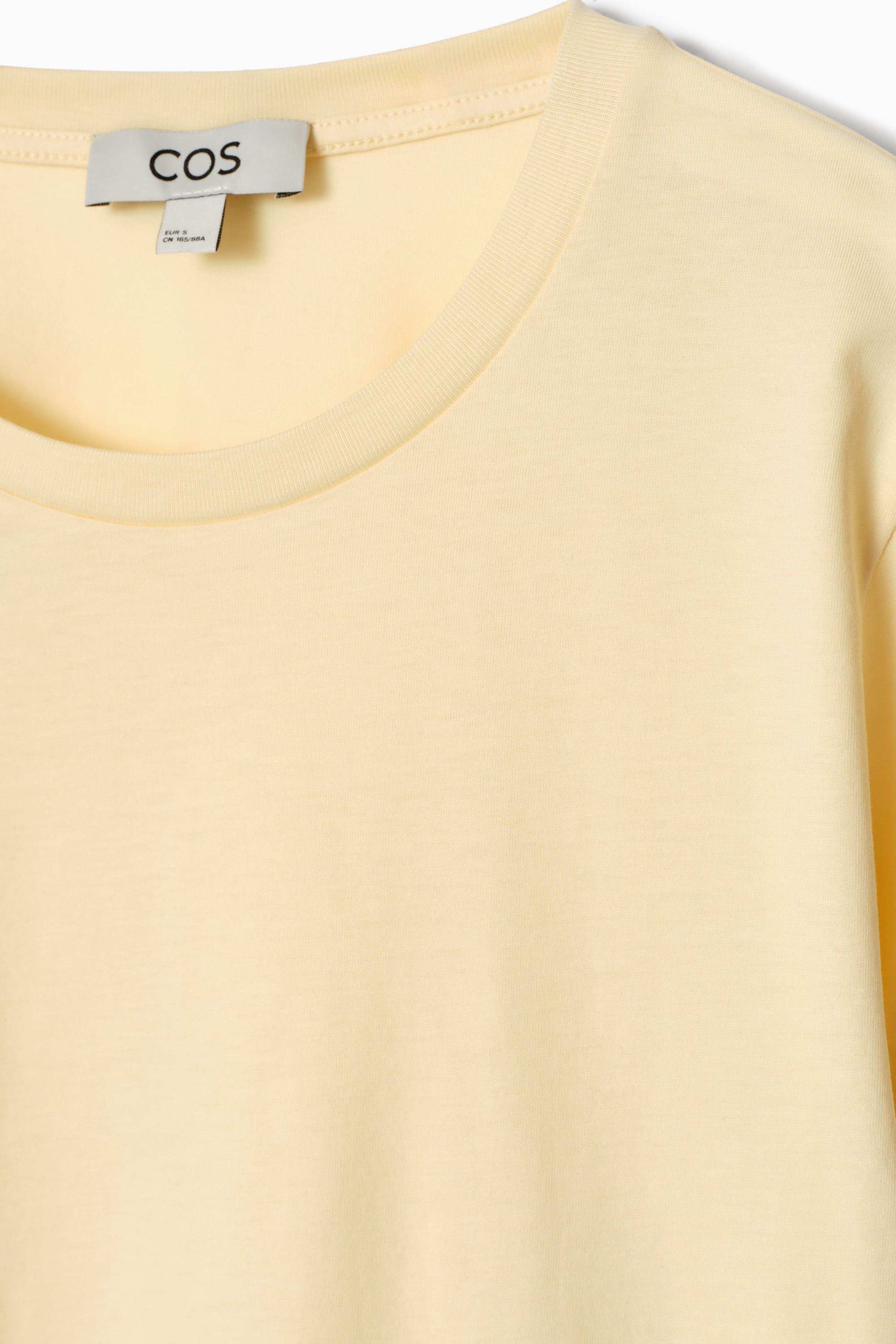 Tシャツ・カットソー Yellow Silk Sheer Fine Knit T-Shirt luxury-men-kith-used-clothes-