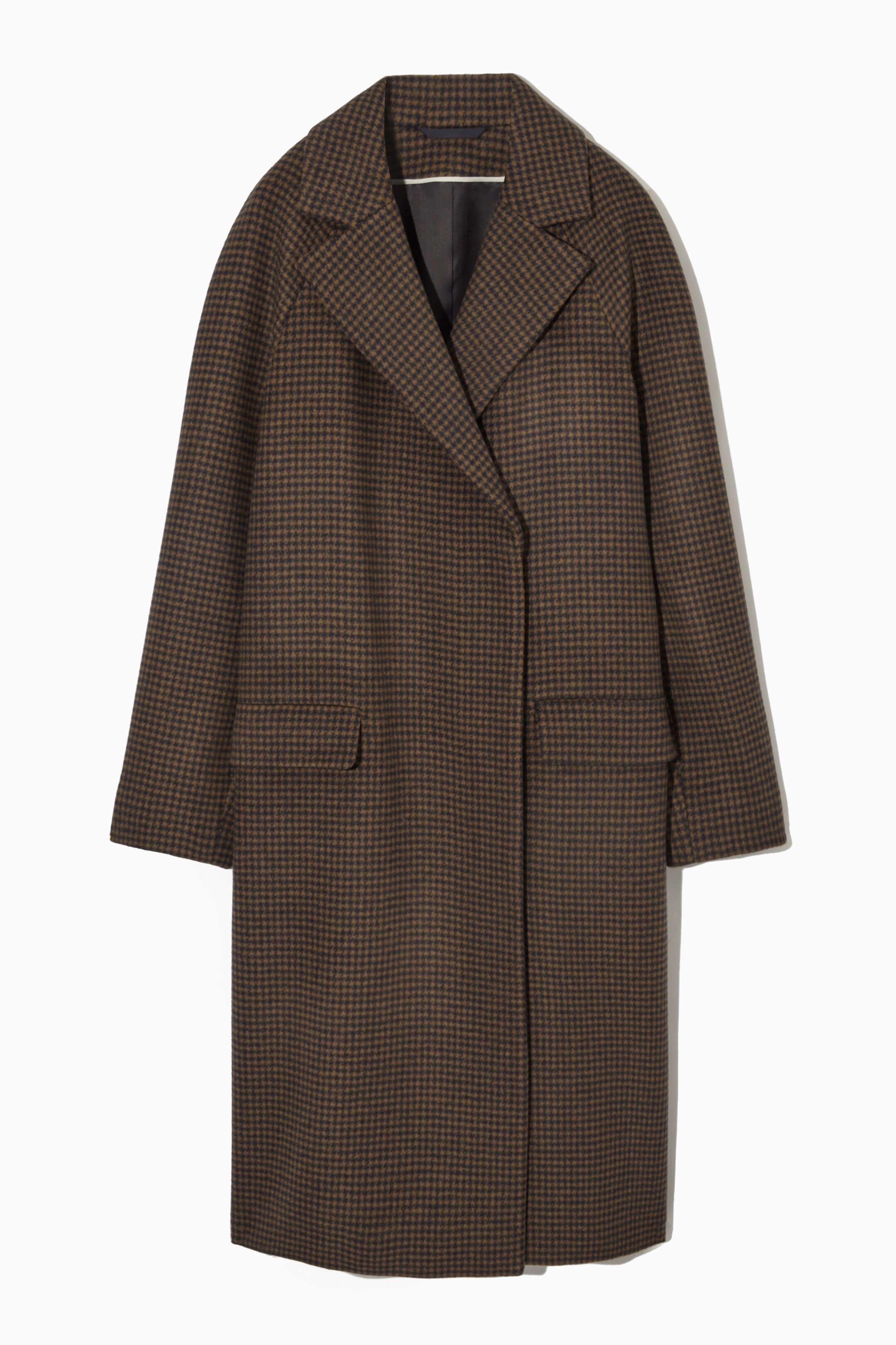 View larger image: HOUNDSTOOTH WOOL-BLEND COAT - BROWN / HOUNDSTOOTH - Ladies | H&M GB 1