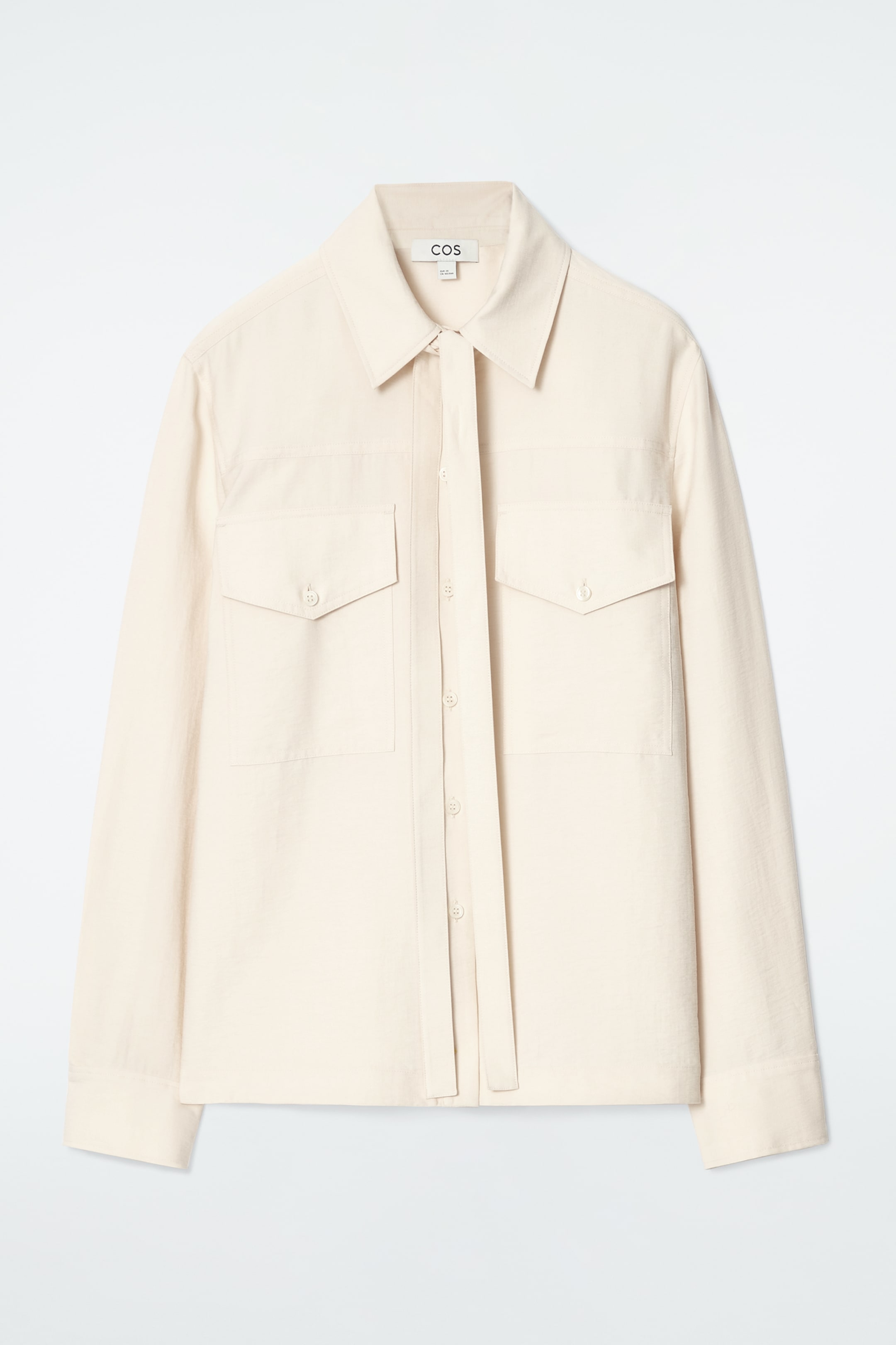 Grösseres Bild ansehen: HEMD MIT SCHALDETAIL - ECRU - DAMEN | H&M CH 6
