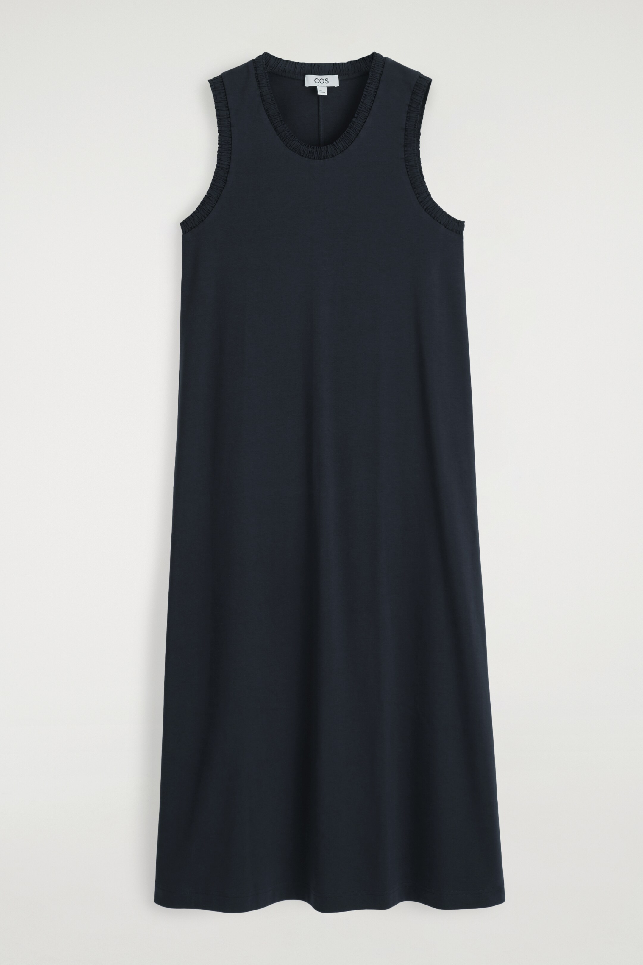 Visualizza immagine più grande: ABITO MIDI IN COTONE CON VOLANT - BLU NAVY - DONNA | H&M IT 5