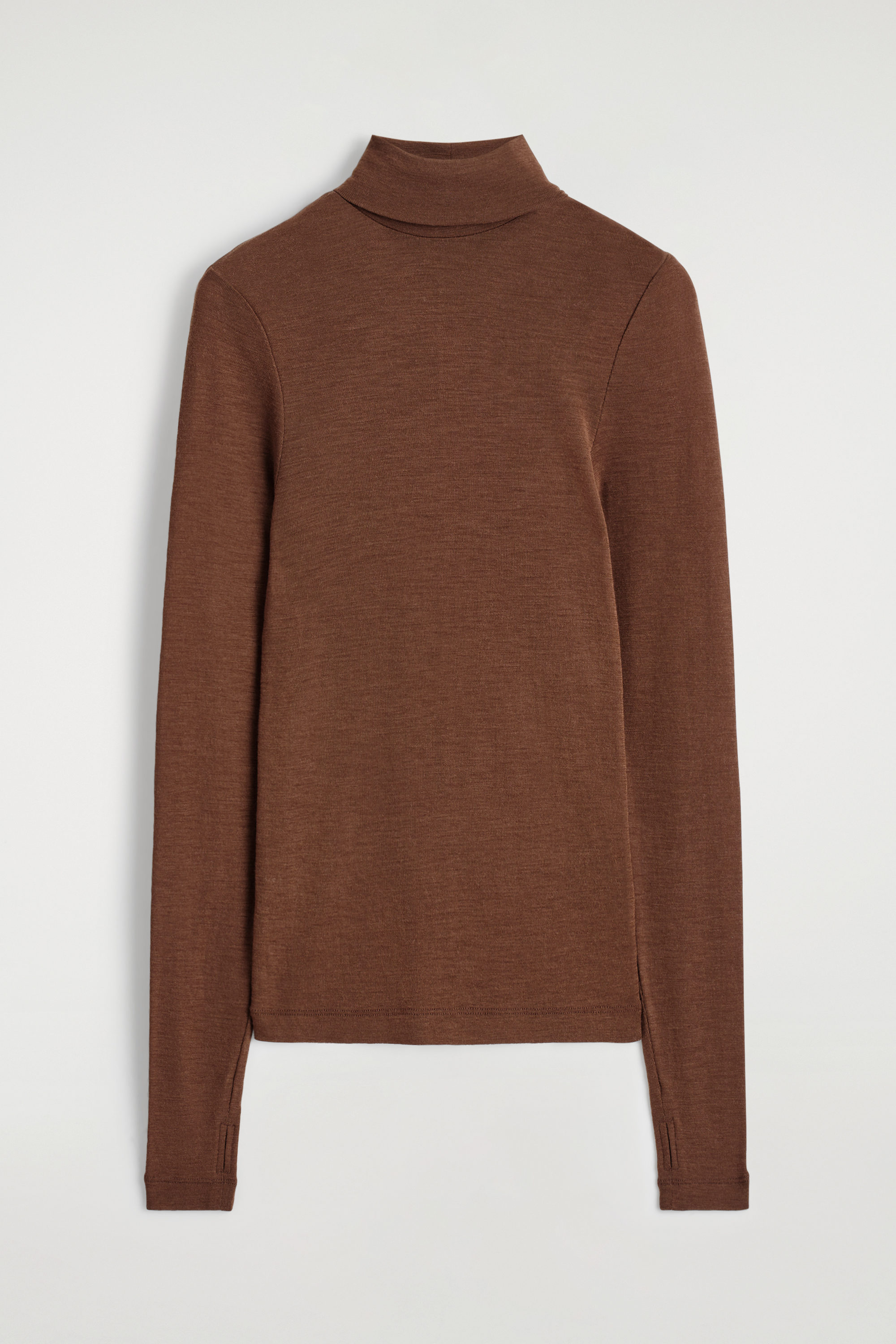 【ONC MERINO】LONG SLEEVE TEE/BROWN Merino wool long sleeve T-shirt / BROWN / ONC MERINO