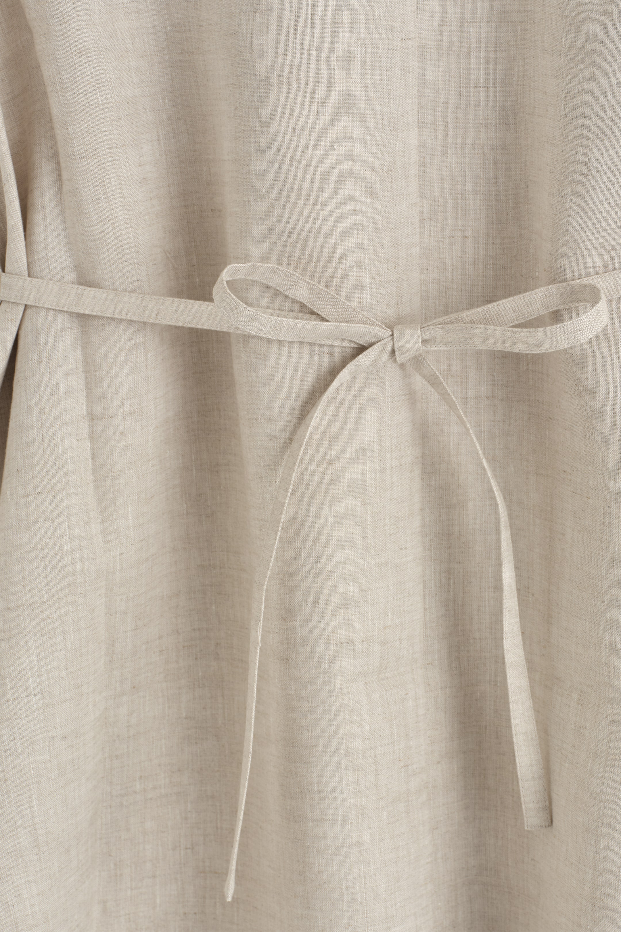 Ingrandisci l'immagine: BUTTONED LINEN MINI DRESS - OATMEAL - DONNA | H&M CH 7
