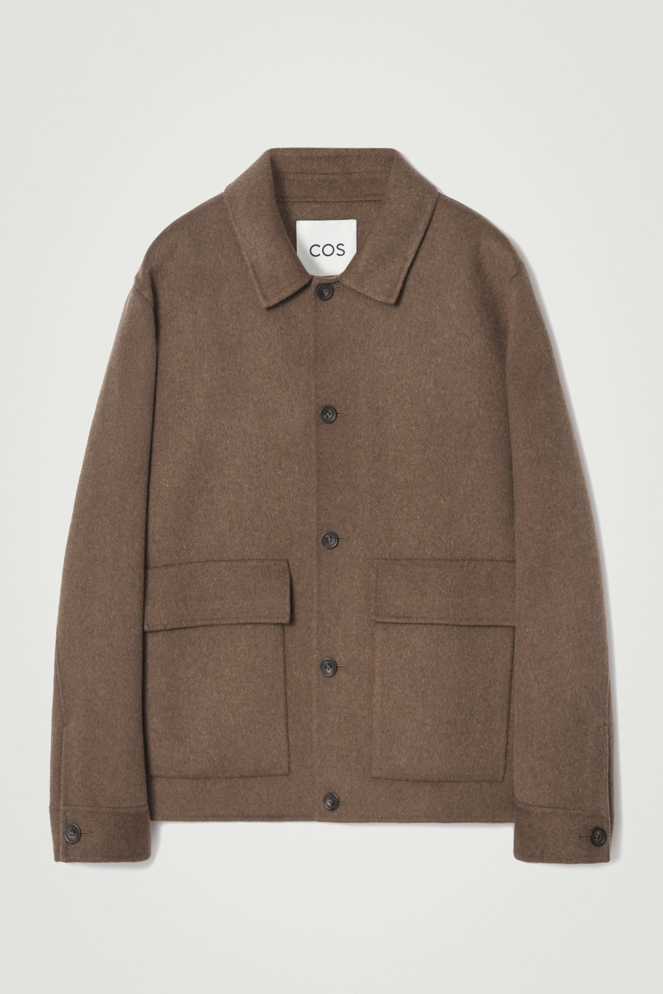 VESTE EN LAINE DOUBLE FACE