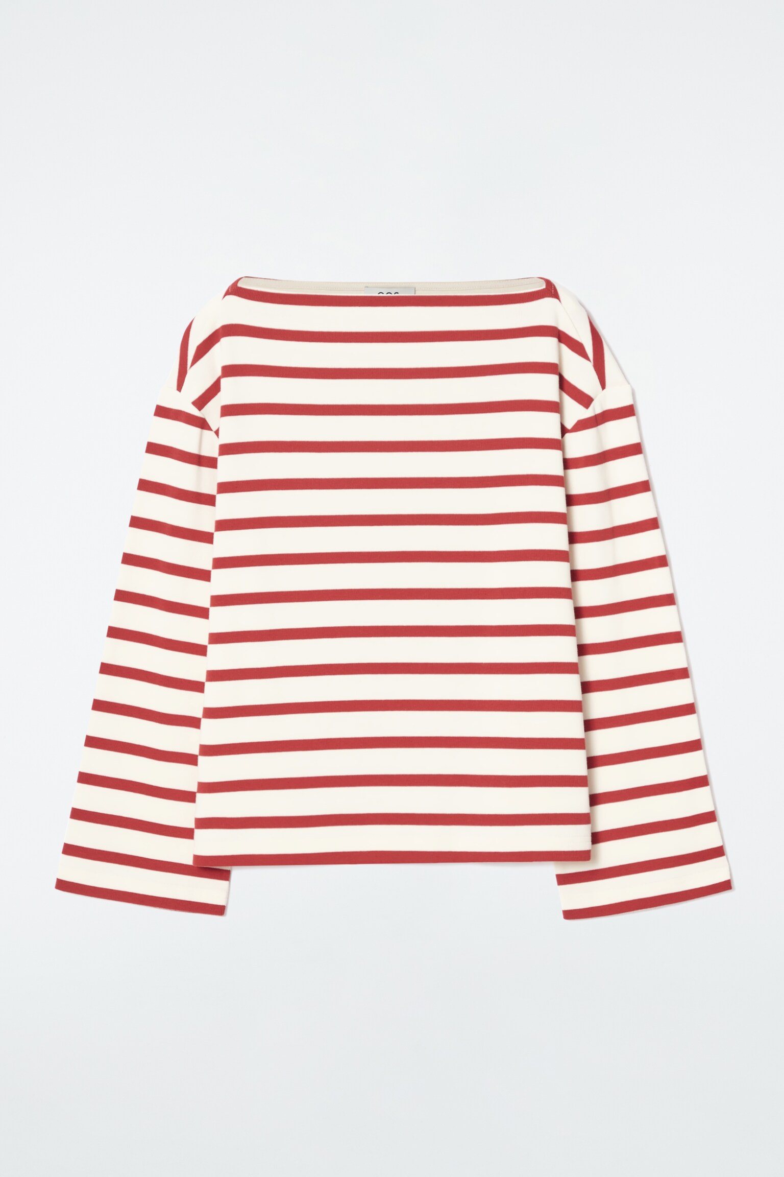 TOP A RIGHE CON SCOLLO A BARCHETTA - ROSSO / RIGHE/BLU NAVY / RIGHE/BIANCO / RIGHE/BLU NAVY / RIGHE