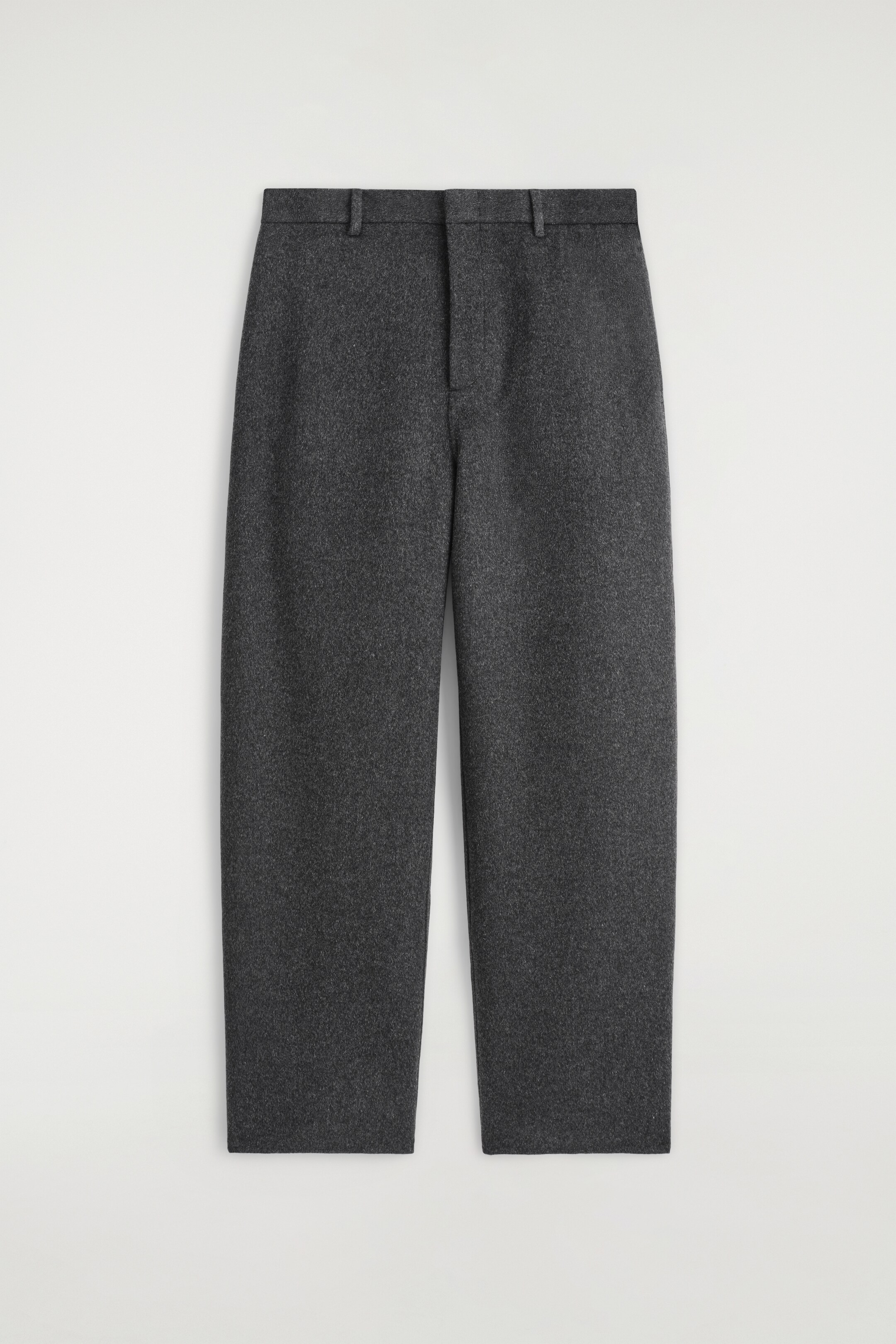 Größeres Bild ansehen: DOUBLE-FACED WOOL WIDE-LEG TROUSERS - ANTHRAZIT - Men | H&M DE 6