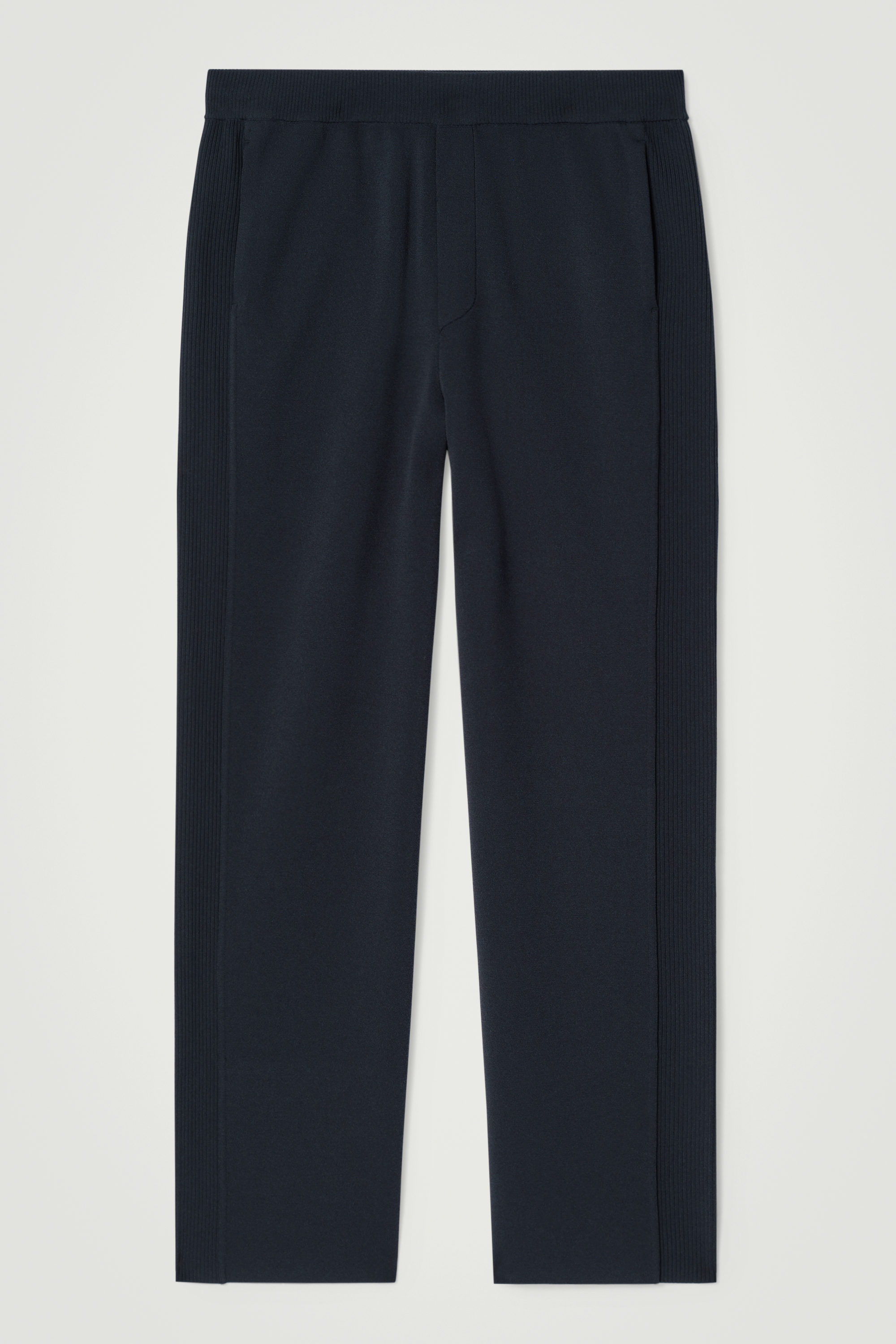 PLEATED WOOL WIDE-LEG PANTS - BLACK | COS