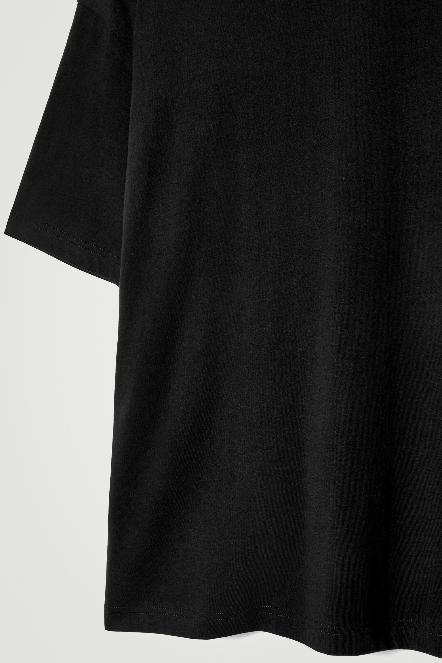 CAMISETA OVERSIZE DE ALGODÓN - NEGRO/AZUL MARINO - 7