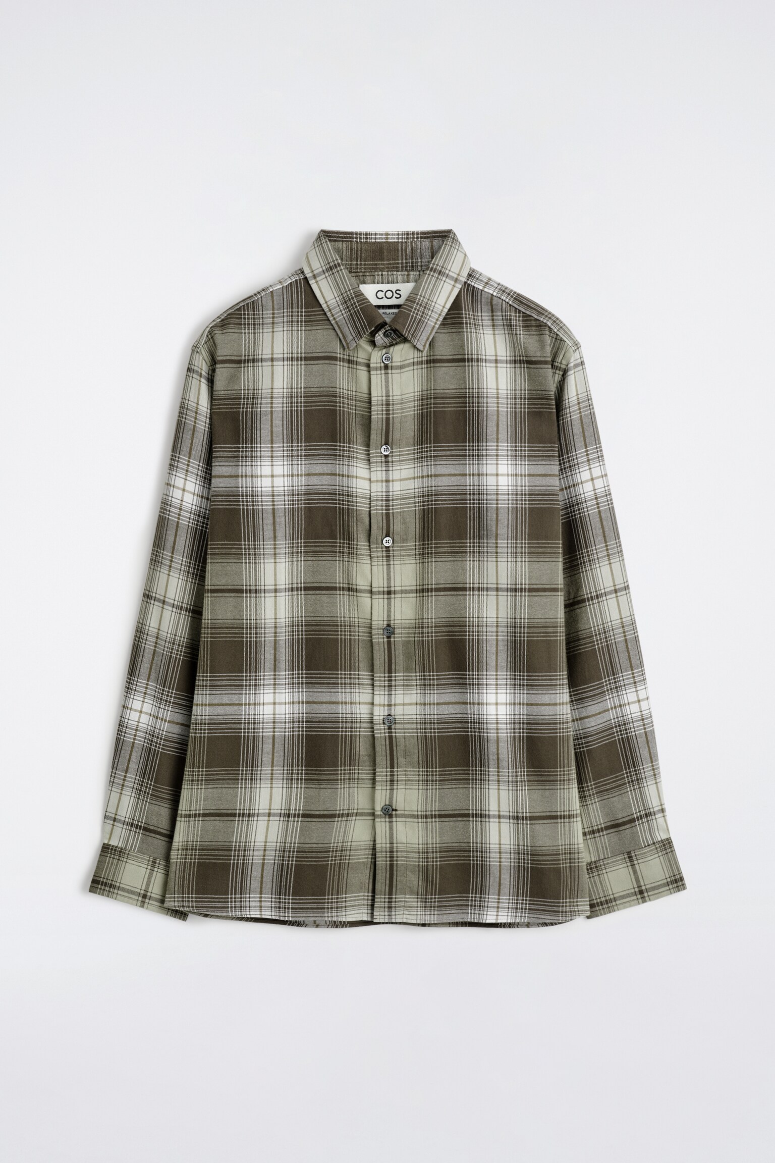 CAMISA DE CUADROS DE ALGODÓN PIMA - CAQUI / MARRÓN / CUADROS - 2
