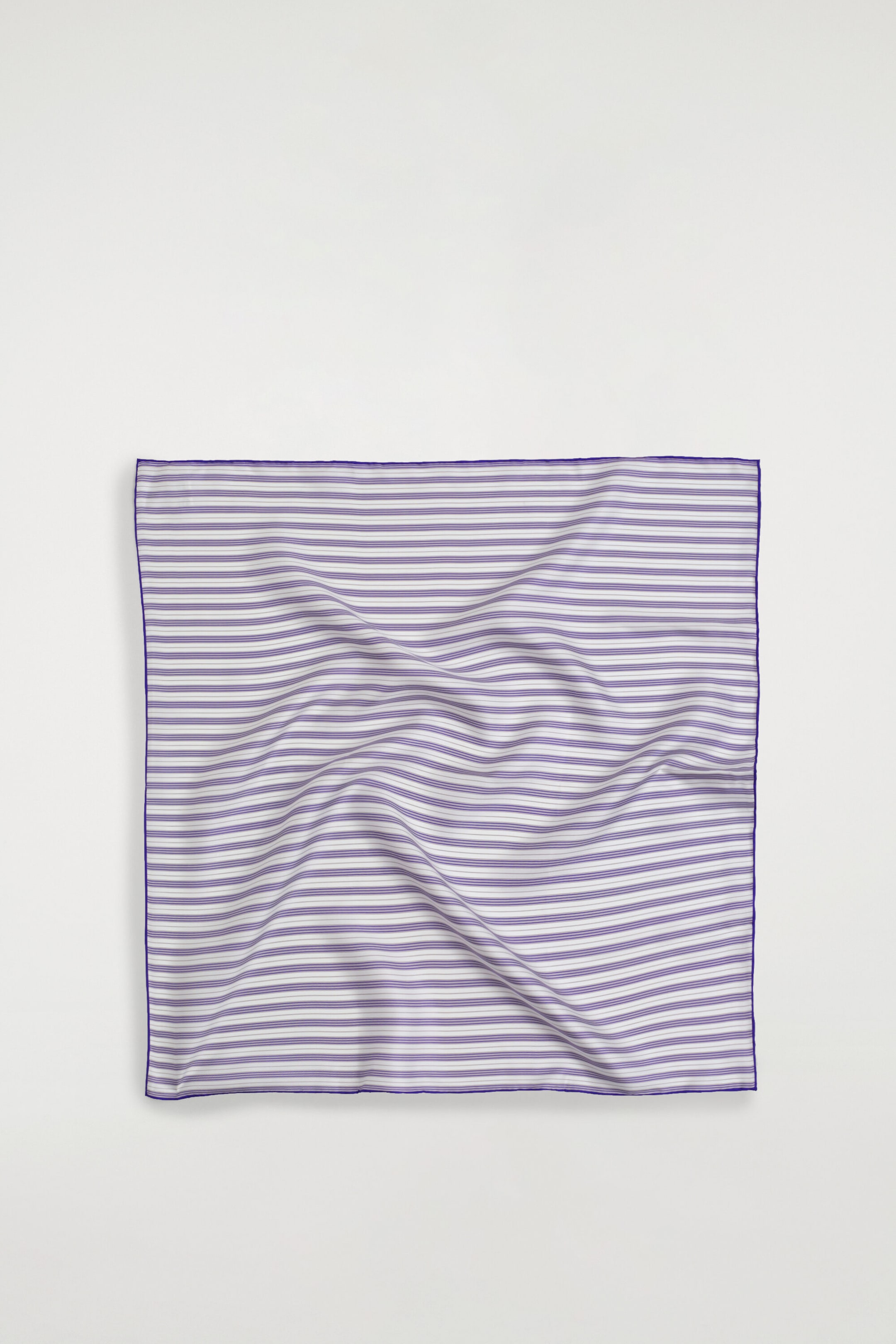 STRIPED SILK SCARF