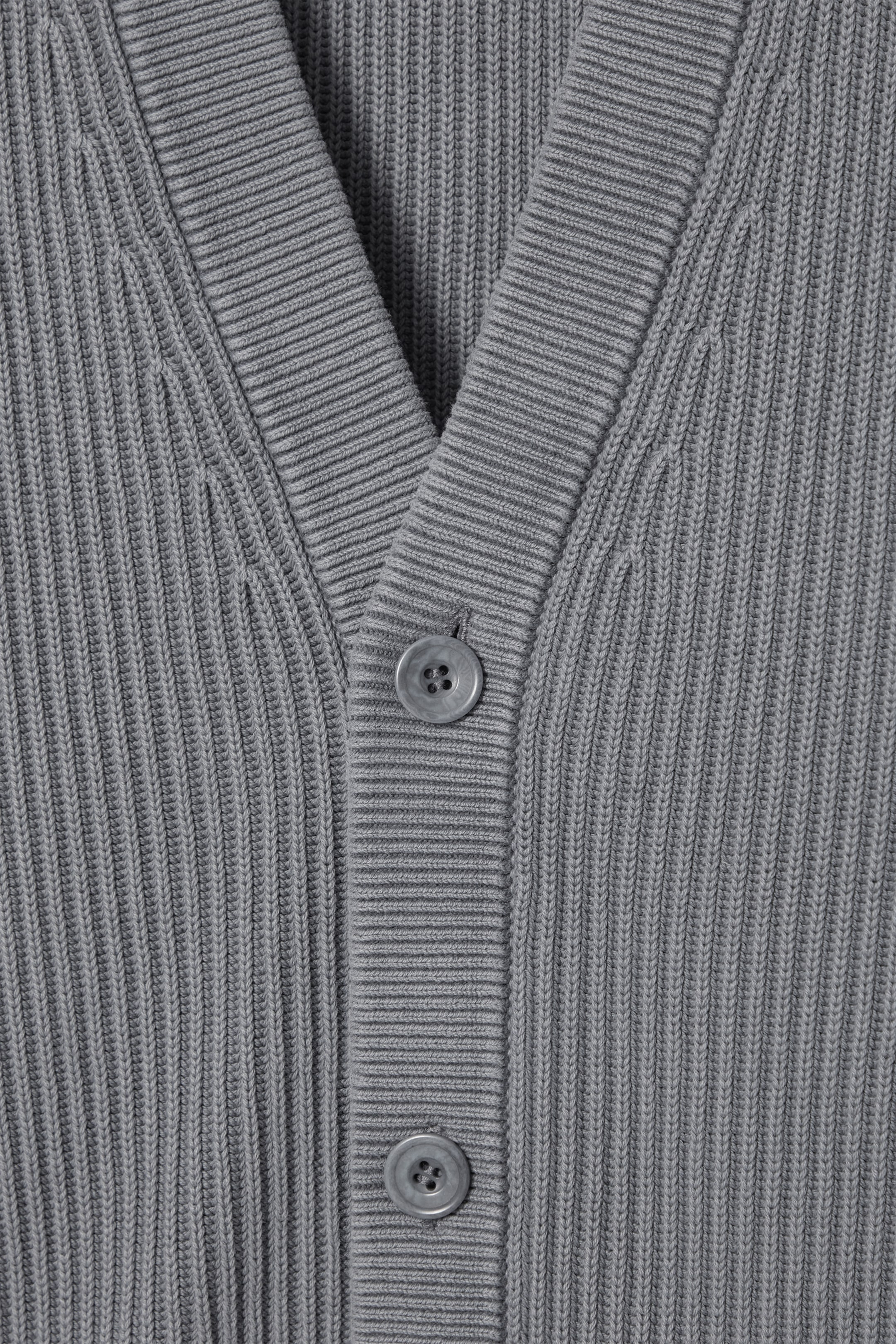 View larger image: ACID-WASH COTTON CARDIGAN - GREY - Men | H&M GB 2