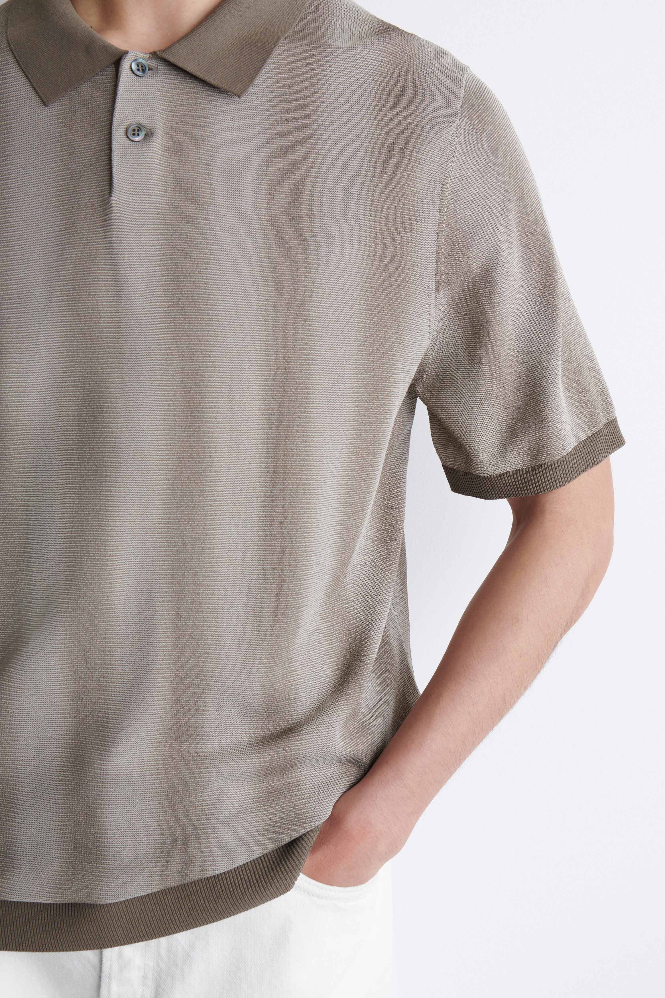 トップス diidii knit polo (brown) diidii knit polo (brown)