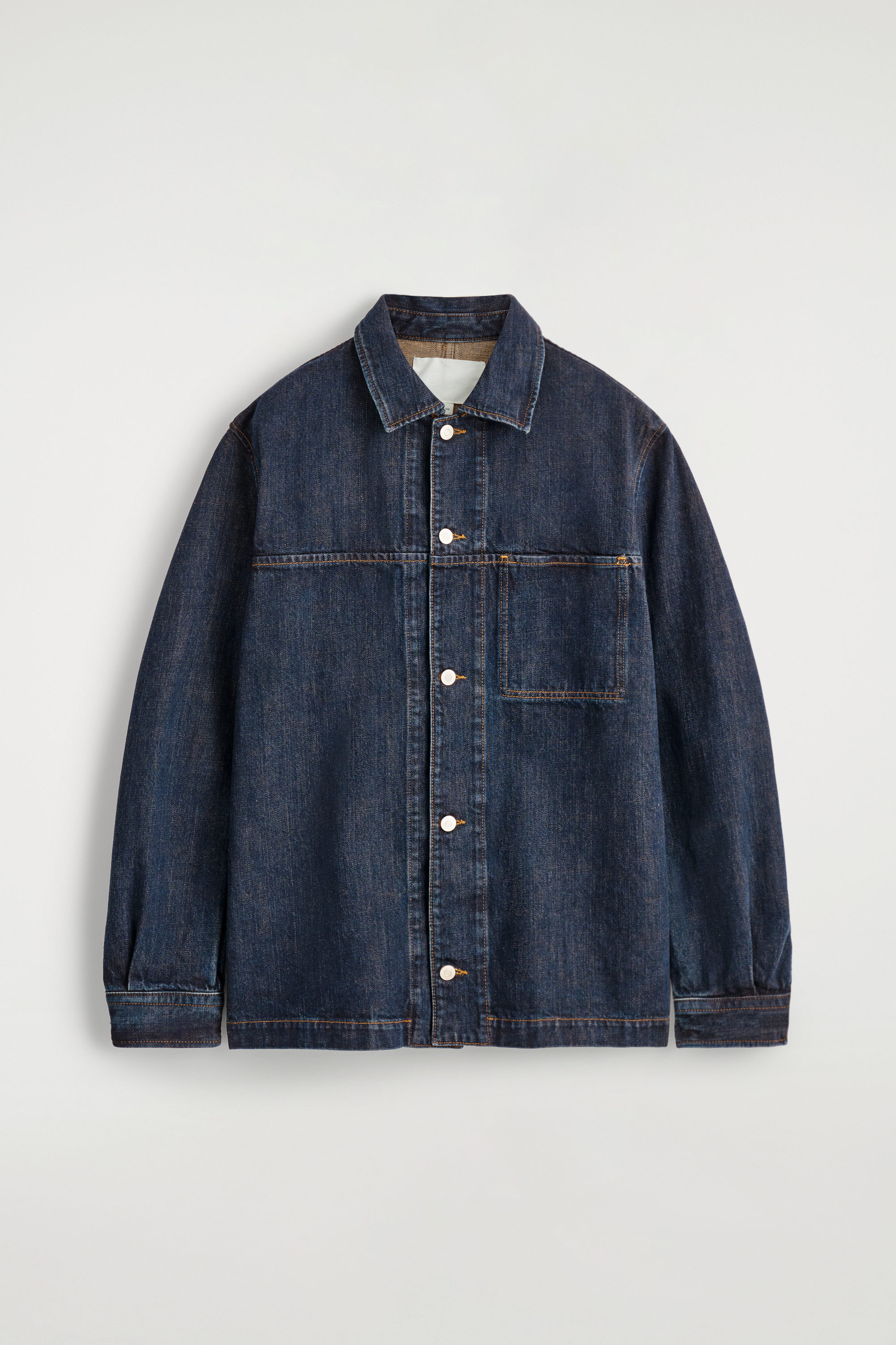 DENIM OVERSHIRT - DARK BLUE | COS US