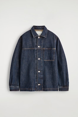 DENIM OVERSHIRT — DARK BLUE 6
