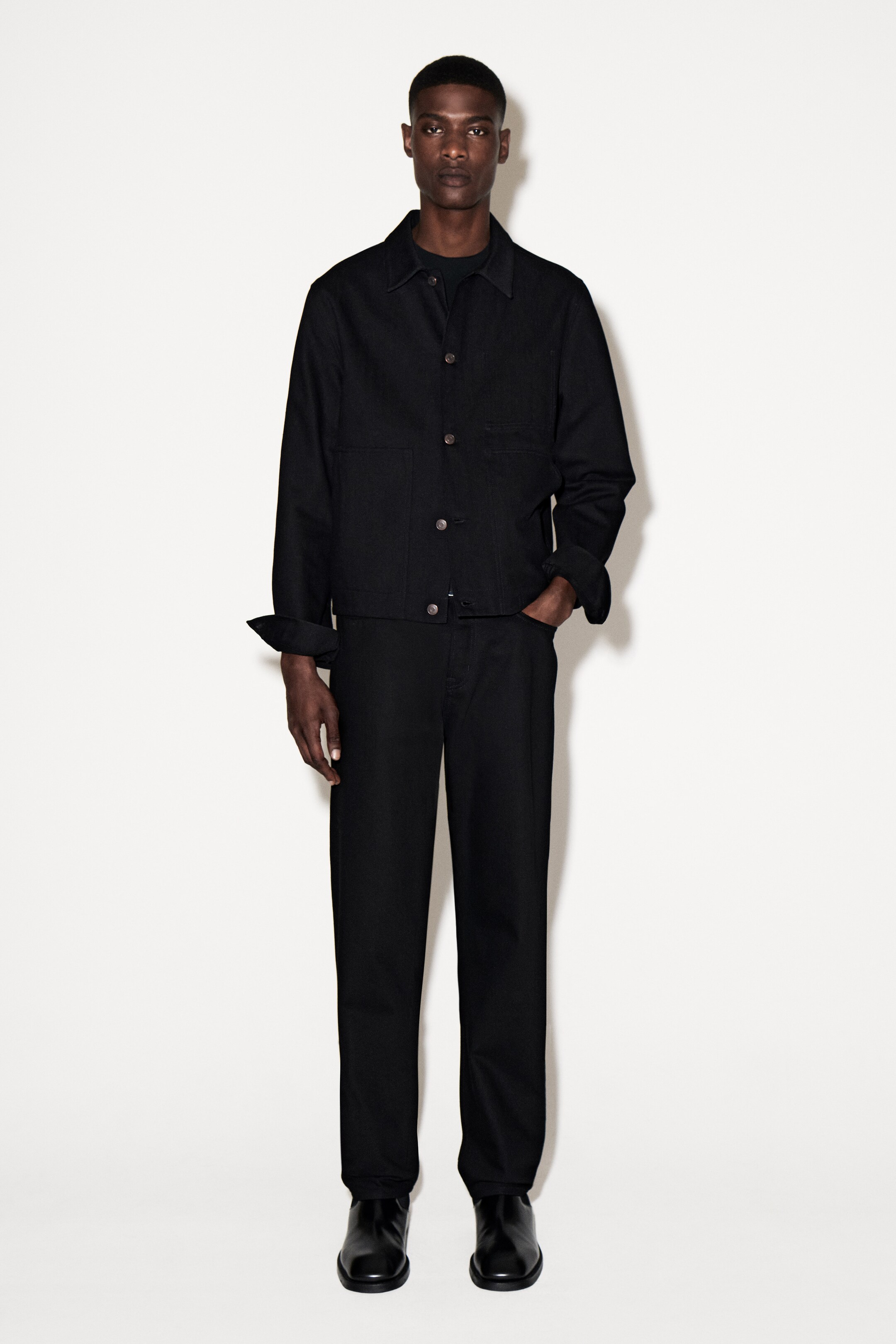 Größeres Bild anzeigen: LOCKERE JEANSJACKE - SCHWARZE, SELVEDGE - Men | H&M AT 7