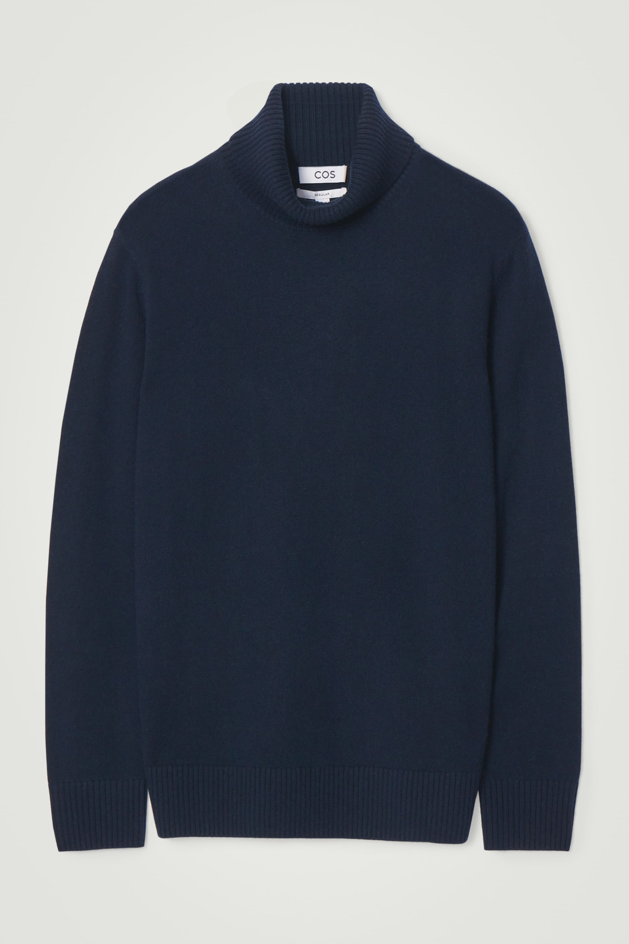 Grotere afbeelding bekijken: WOOL-CASHMERE ROLL-NECK JUMPER - NAVY - HEREN | H&M NL 7
