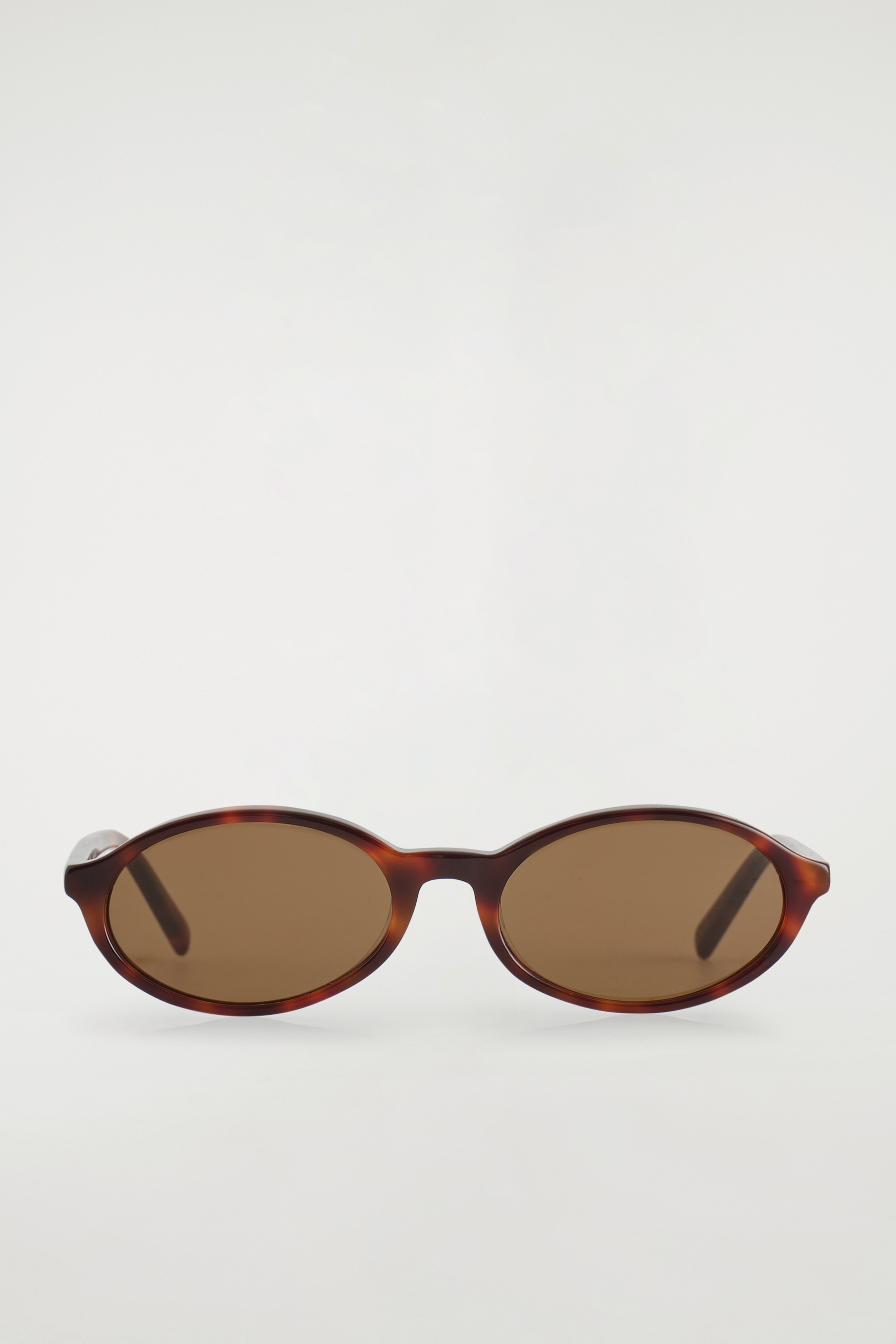 OVAL SUNGLASSES - BROWN / TORTOISESHELL