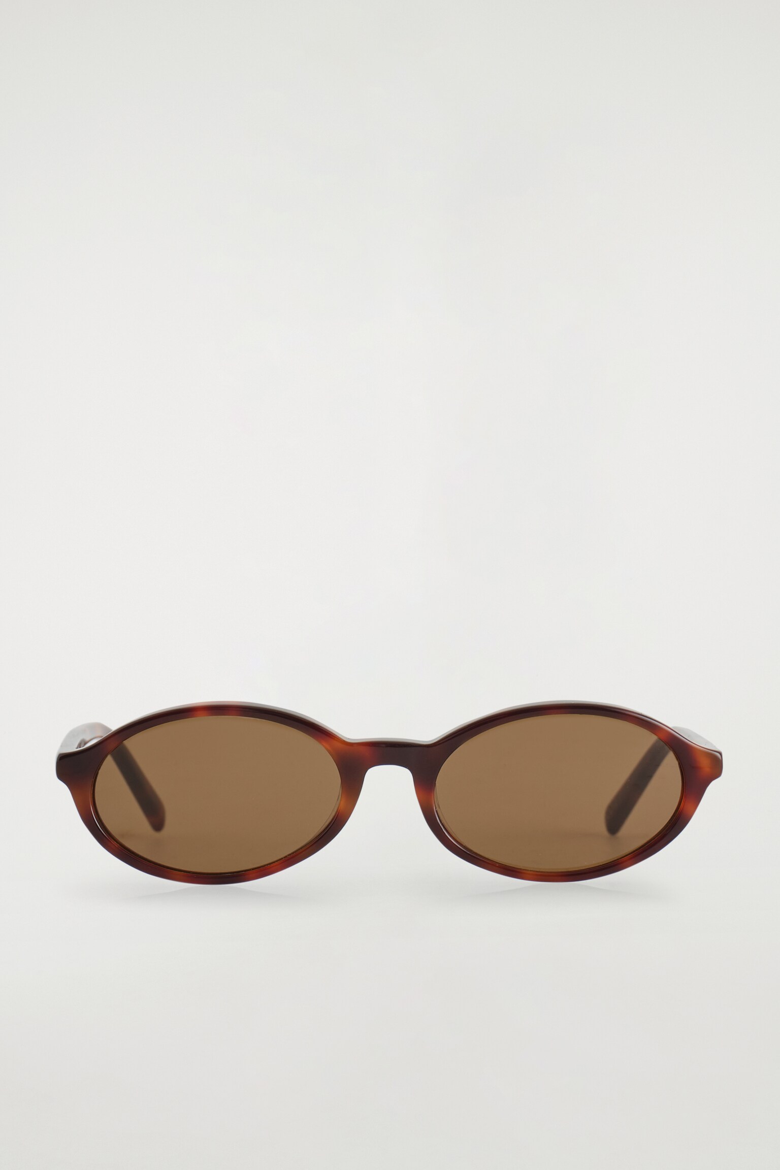 LUNETTES DE SOLEIL OVALES - BRUN / MOTIF ÉCAILLE - 2