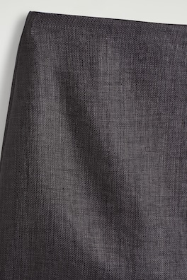 TEXTURED MINI SKIRT — DARK GREY 5