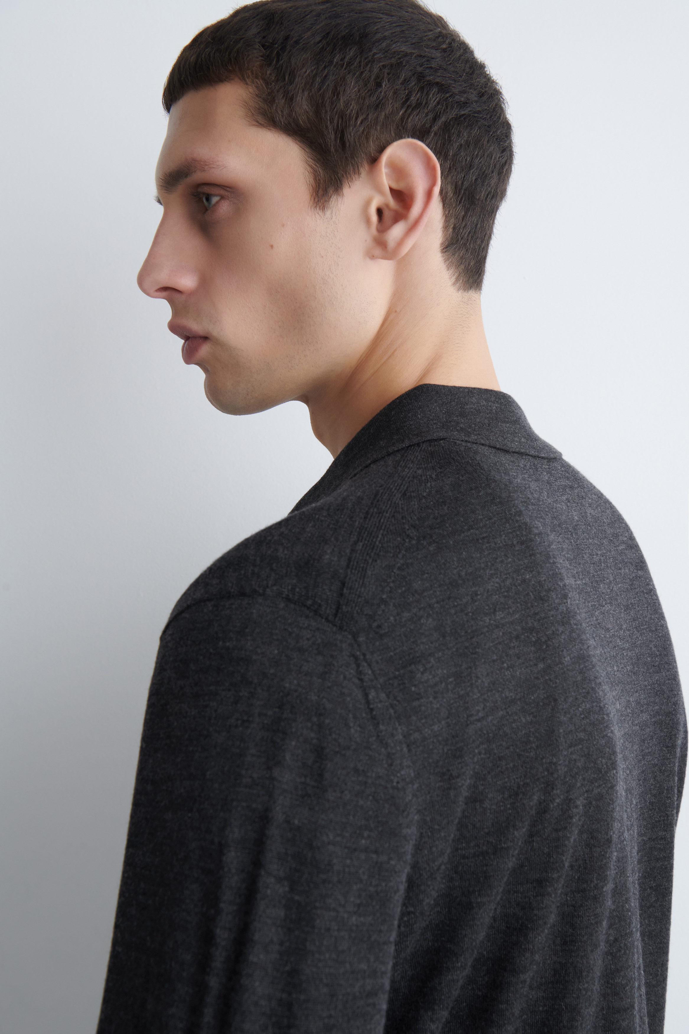 KNITTED MERINO WOOL SHIRT - thumbnail 5