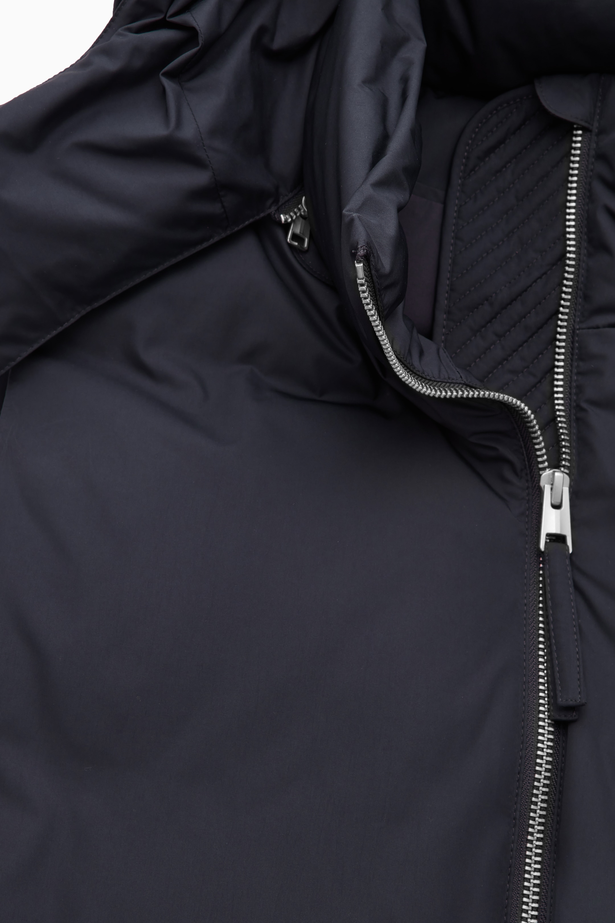 View larger image: HOODED SLEEVELESS PUFFER JACKET - DARK NAVY - Ladies | H&M GB 2