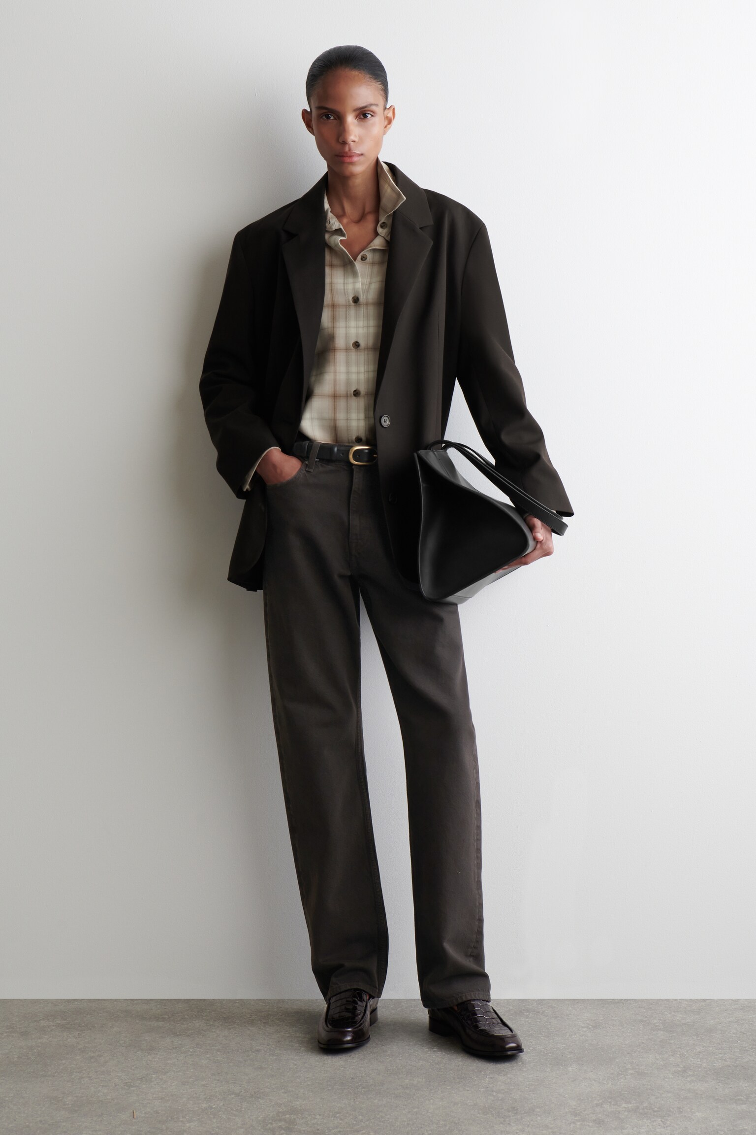 CAMISA DE FRANELA DE CUADROS - BEIGE/CUADROS/AZUL/CUADROS - 6
