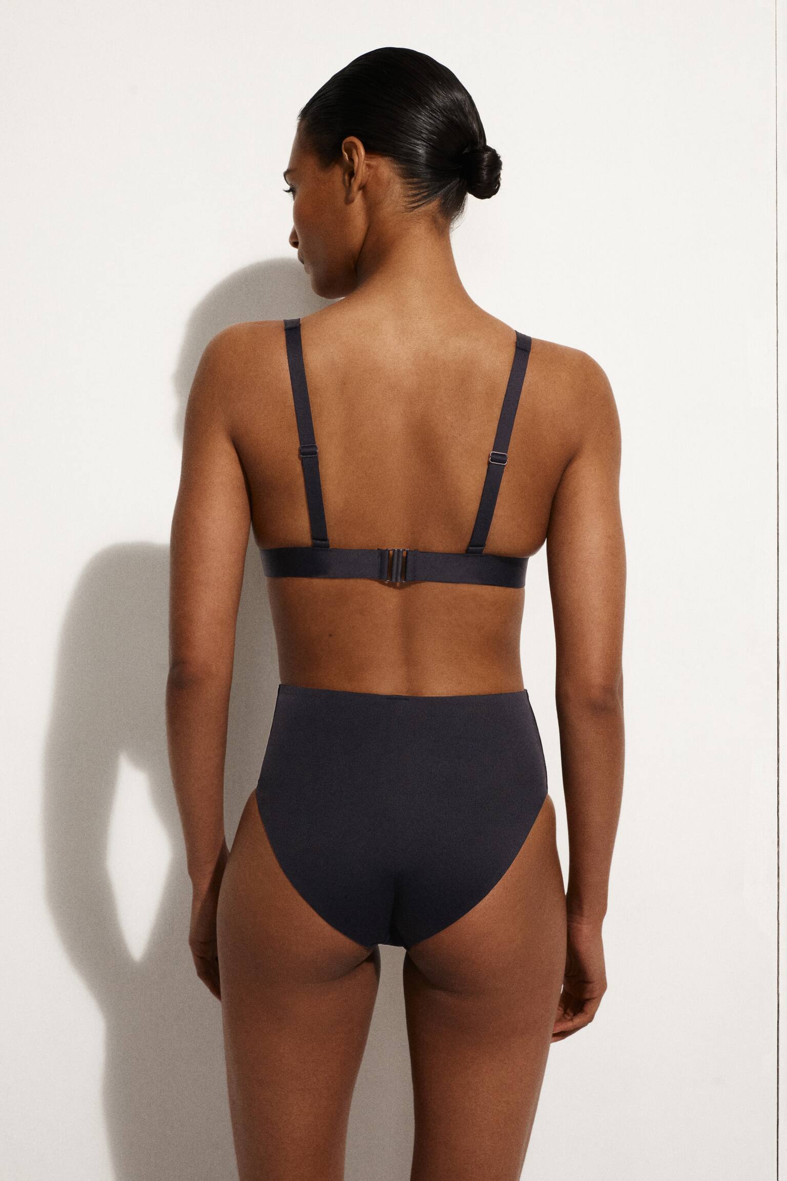 BONDED-SCUBA VYSOKÉ BIKINOVÉ KALHOTKY - NÁMOŘNICKÁ MODRÁ - 4