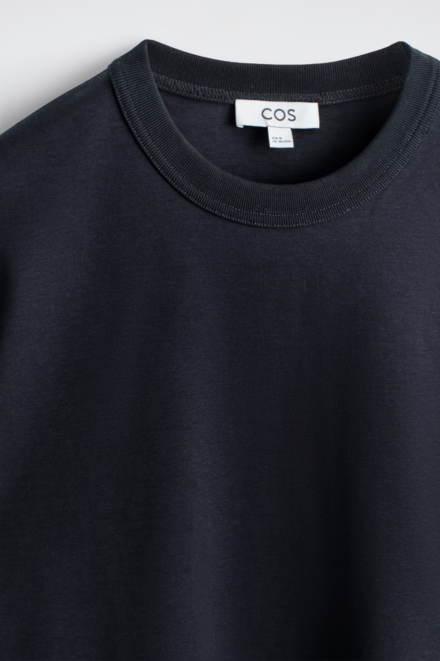 CAMISETA DE ALGODÓN CON CUELLO REDONDO - AZUL MARINO/BLANCO/AZUL MARINO/BLANCO/A RAYAS/NEGRO/GRIS CLARO - 5