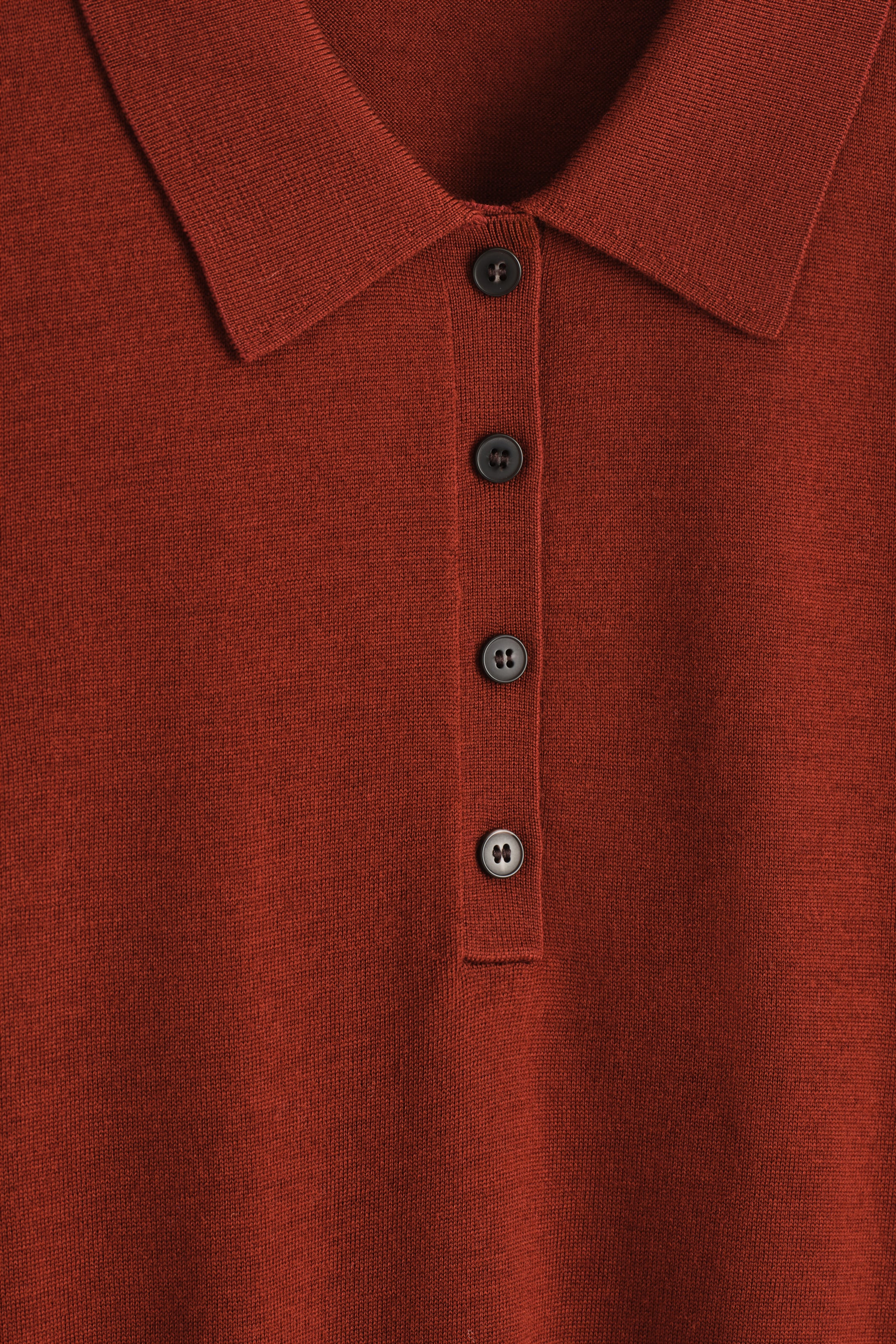 Visualizza immagine più grande: MAGLIONE STILE POLO IN LANA MERINO - RUGGINE - DONNA | H&M IT 7