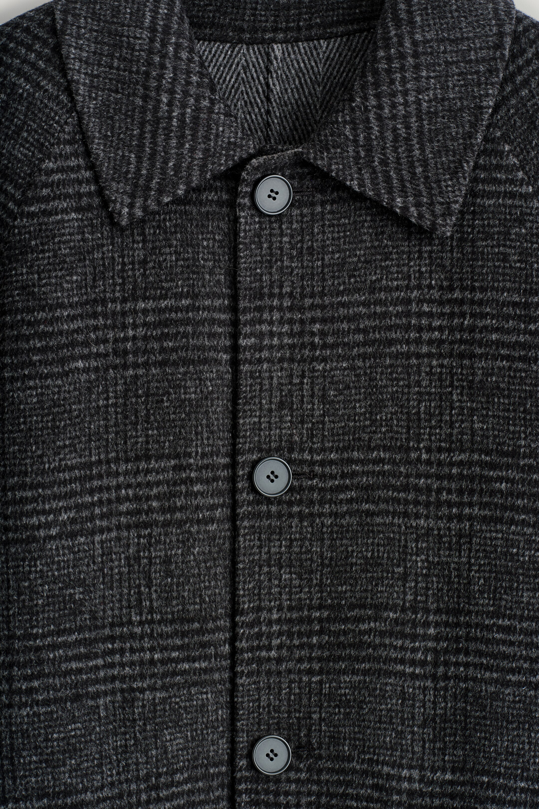 Zobraziť väčší obrázok: REVERSIBLE CHECKED WOOL COAT - GREY / CHECKED / HERRINGBONE - MUŽI | H&M SK 8