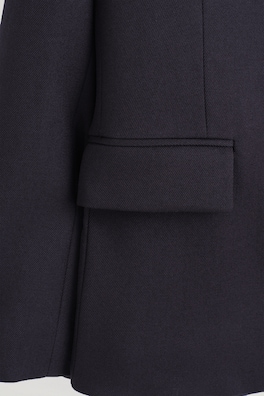 SINGLE-BREASTED WOOL BLAZER — MIDNIGHT 7