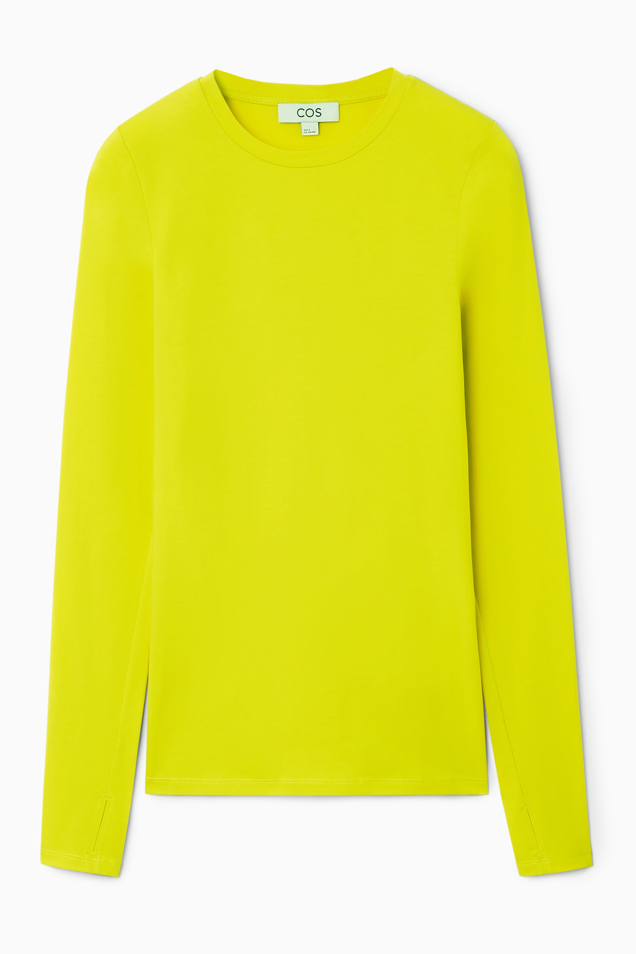 Vezi imaginea mai mare: SLIM LIGHTWEIGHT LONG-SLEEVED TOP - YELLOW - FEMEI | H&M RO 1