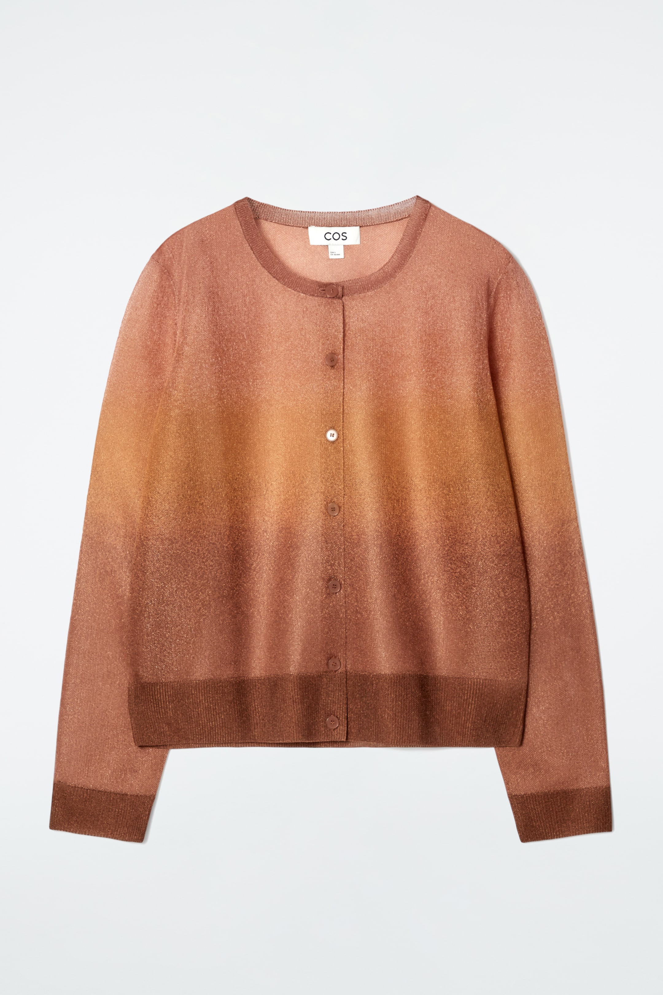 Ingrandisci l'immagine: SHEER FINE-KNIT CARDIGAN - BROWN - DONNA | H&M CH 7