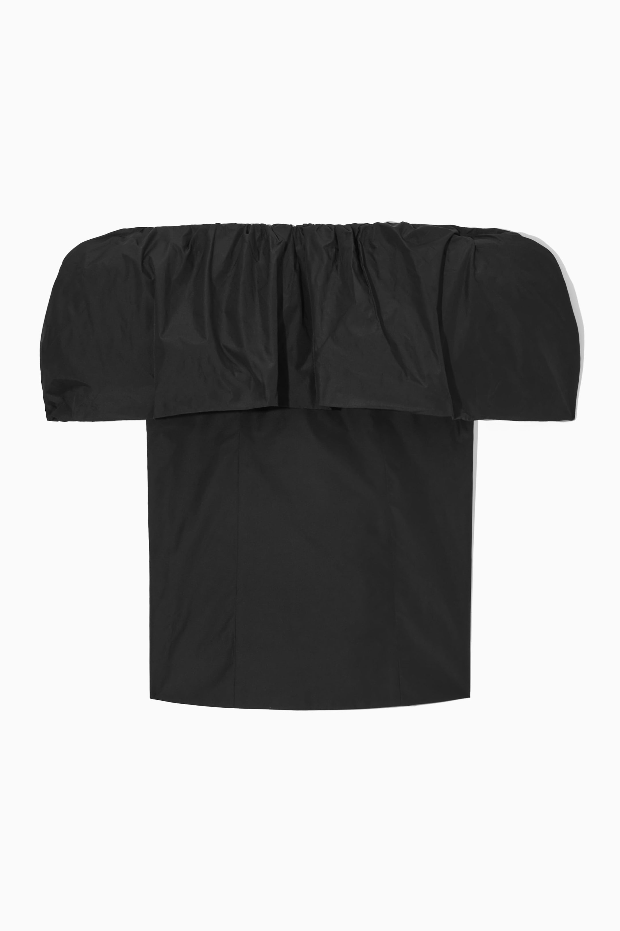 VOLUMINOUS OFF-THE-SHOULDER TOP