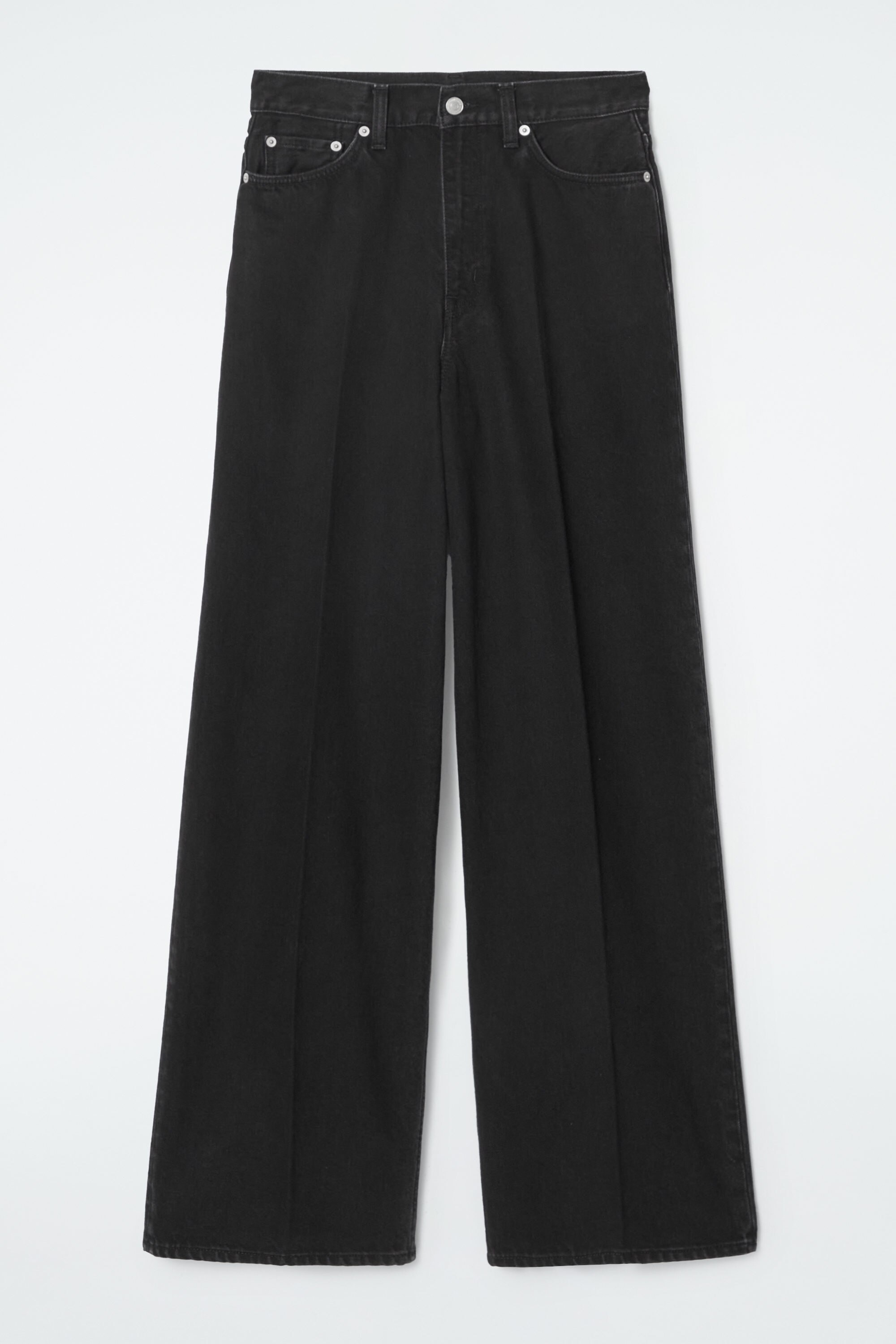 TIDE WIDE-LEG JEANS - BLACK | COS