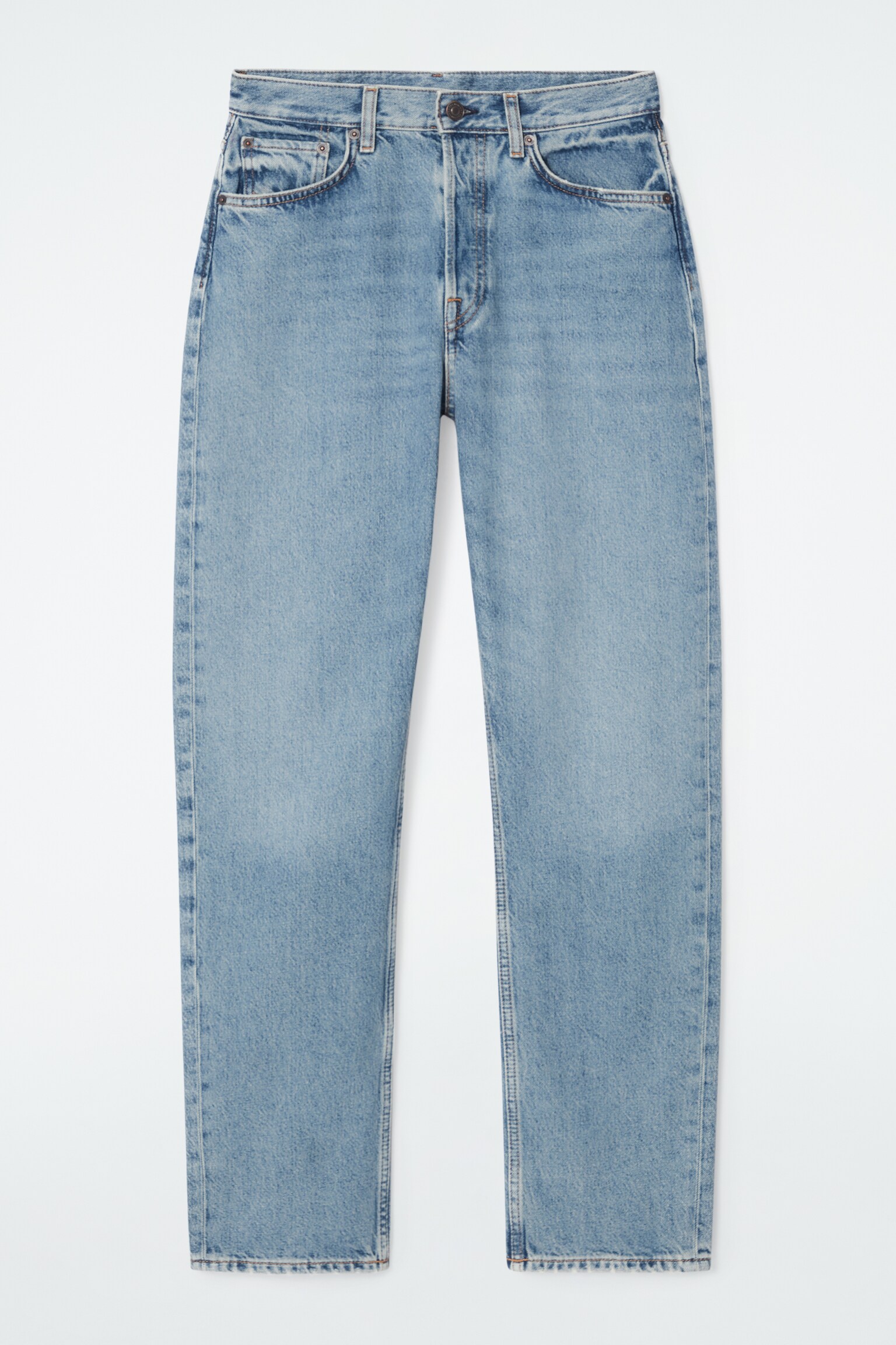 SHIFT STRAIGHT-LEG JEANS - FADED BLUE/FADED BLACK