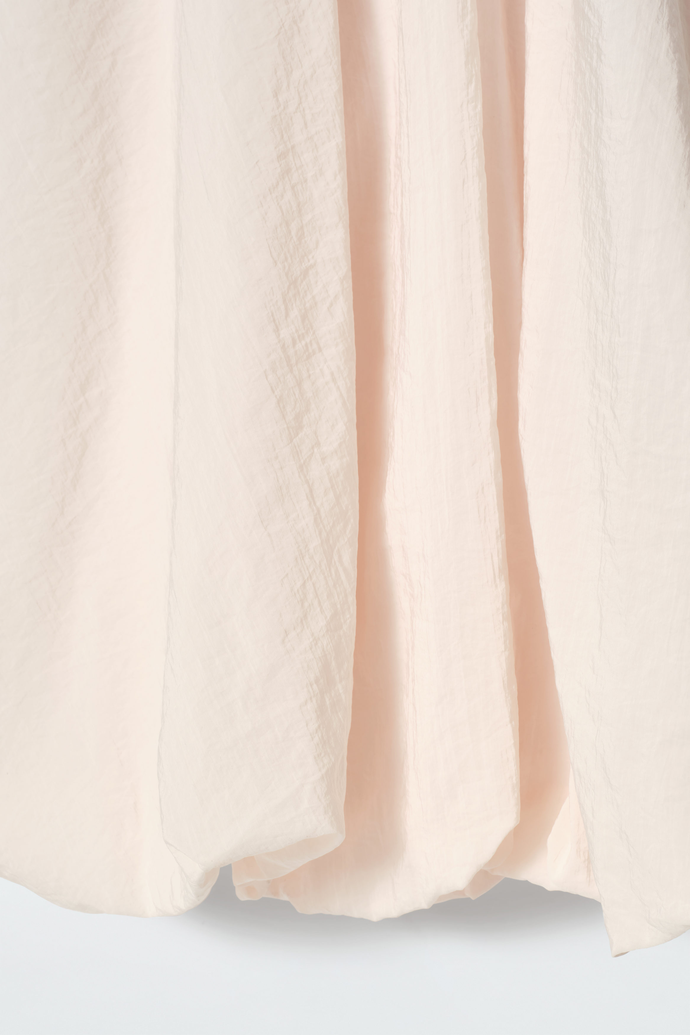 cos light pink dress RAGLAN-SLEEVE COTTON MIDI DRESS