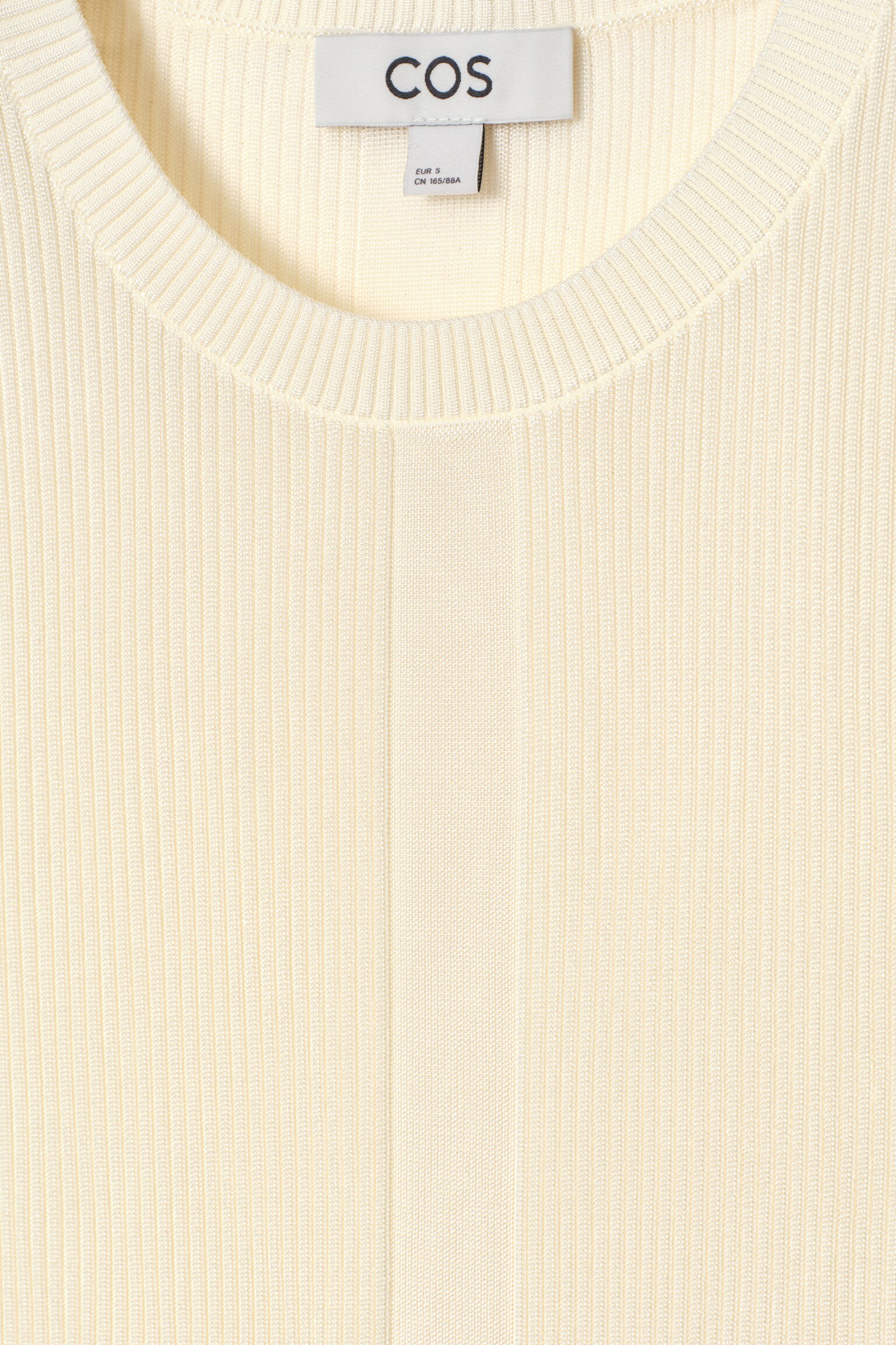 CAMISETA DE TIRANTES DE PUNTO DE CANALÉ - CRUDO/AZUL MARINO/MARFIL/A RAYAS/NARANJA - 6