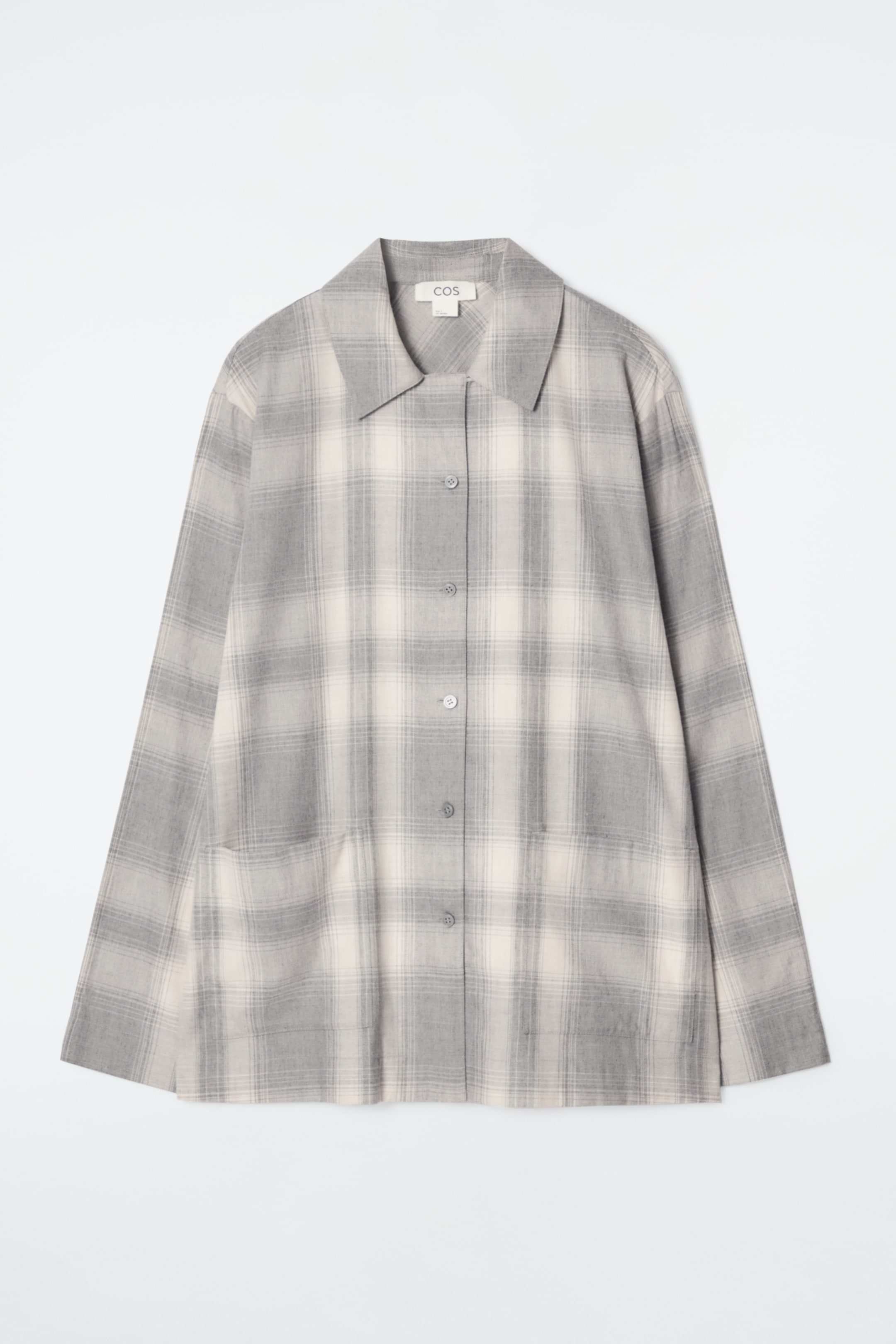View larger image: CHECKED FLANNEL PYJAMA SHIRT - GREY / CHECKED - Ladies | H&M GB 6